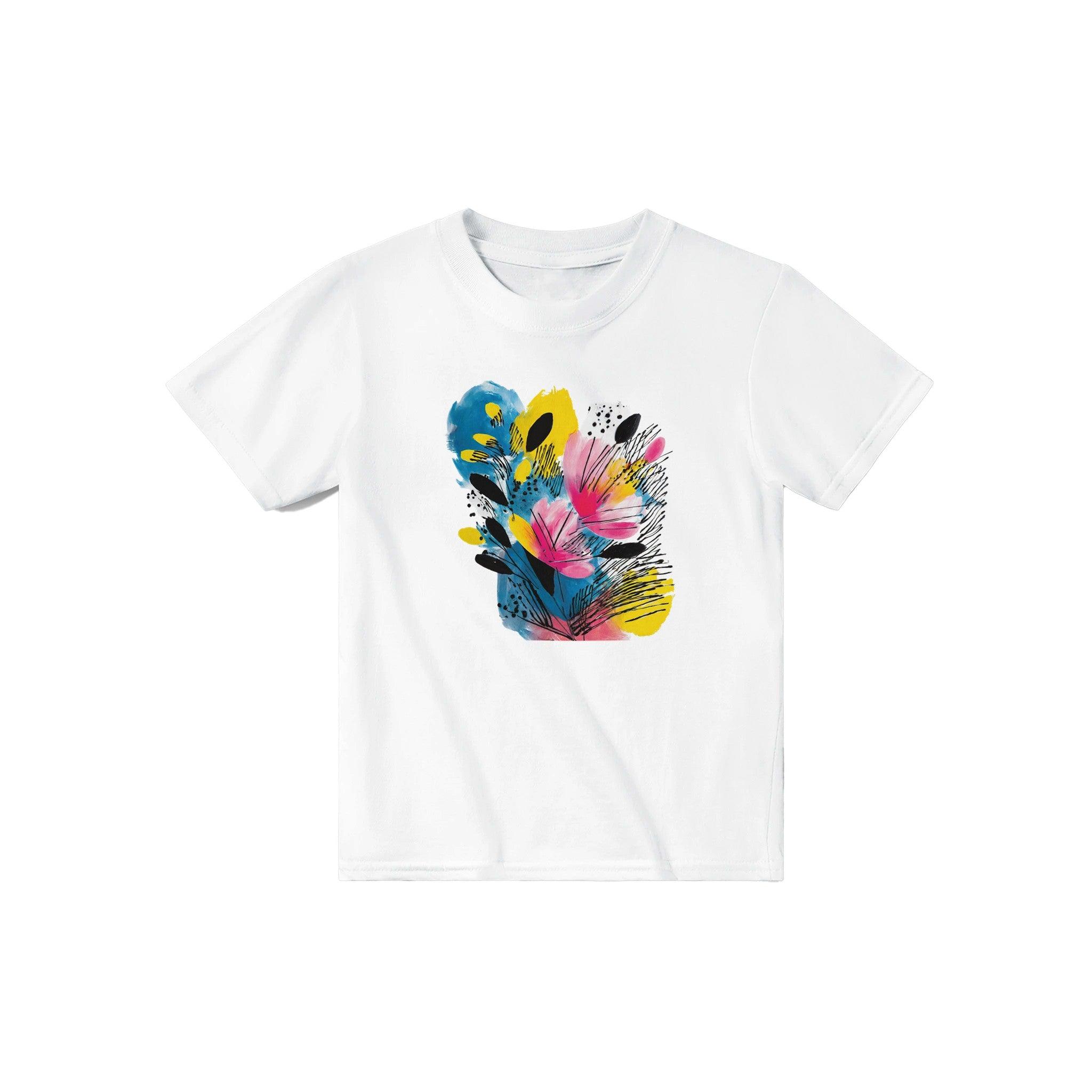 'Floral Paint' Baby Tee - POMA