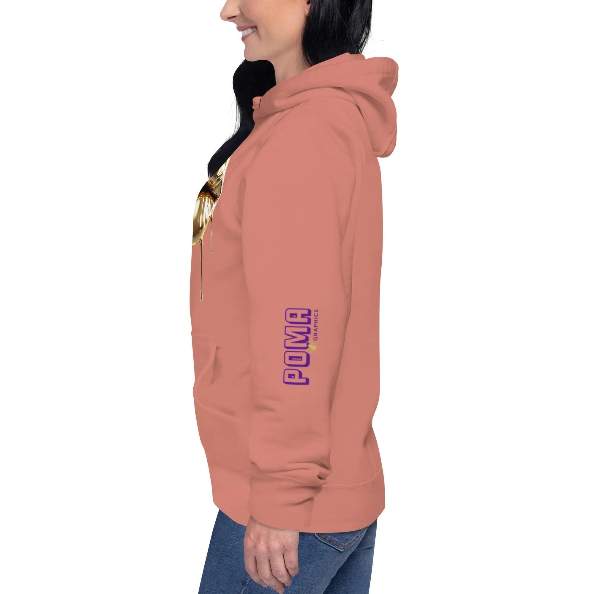 'Gold Edition Pure' Boyfriend Premium Hoodie - POMA Graphics