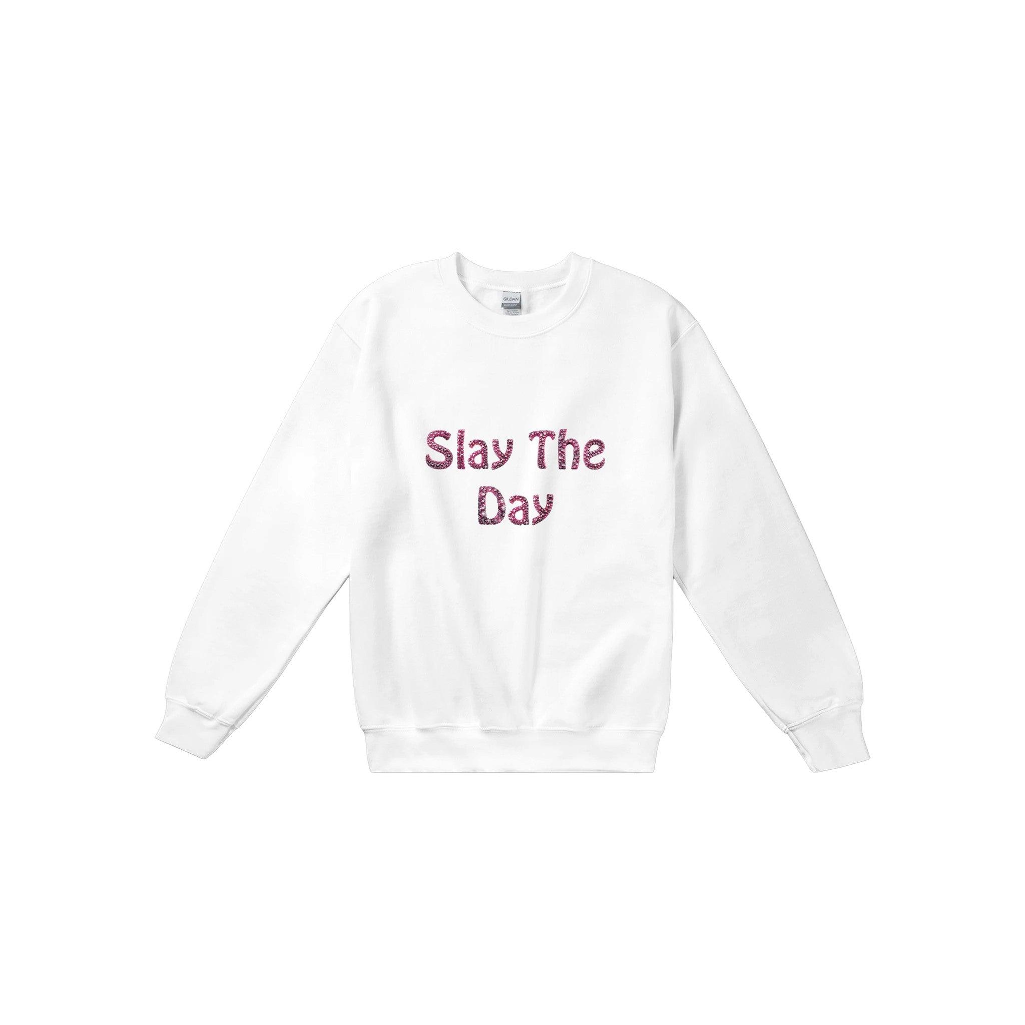 'Slay the day' Boyfriend Sweatshirt - POMA