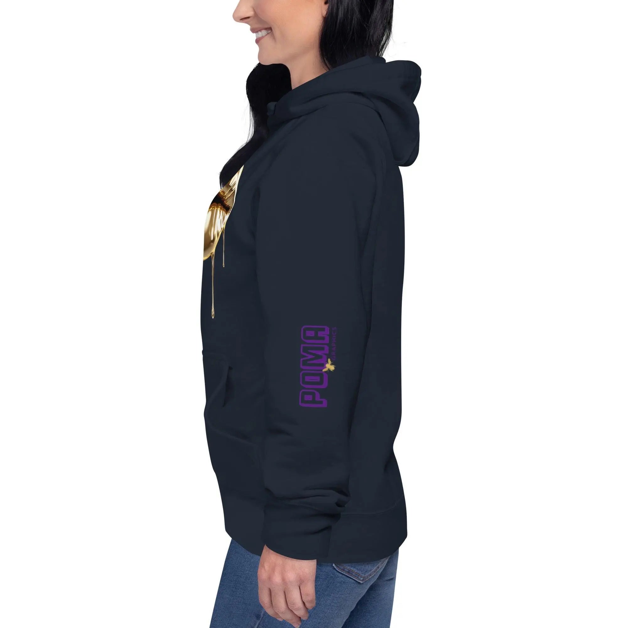 'Gold Edition Pure' Boyfriend Premium Hoodie - POMA Graphics