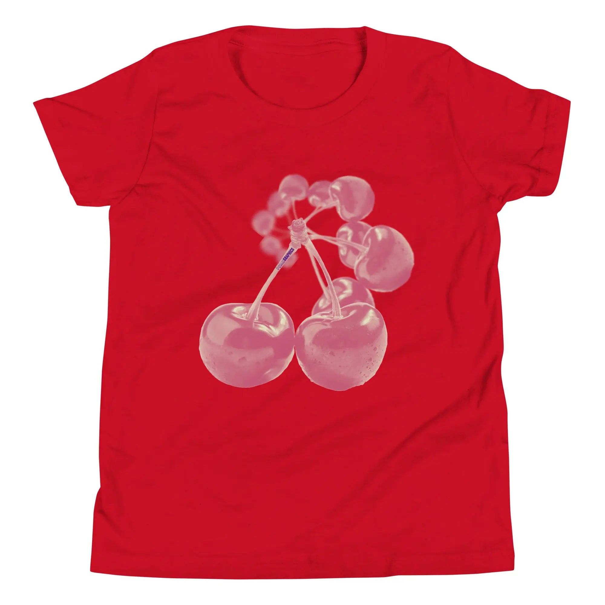 'Cherry Red Vortex' Baby Tee - Image #10