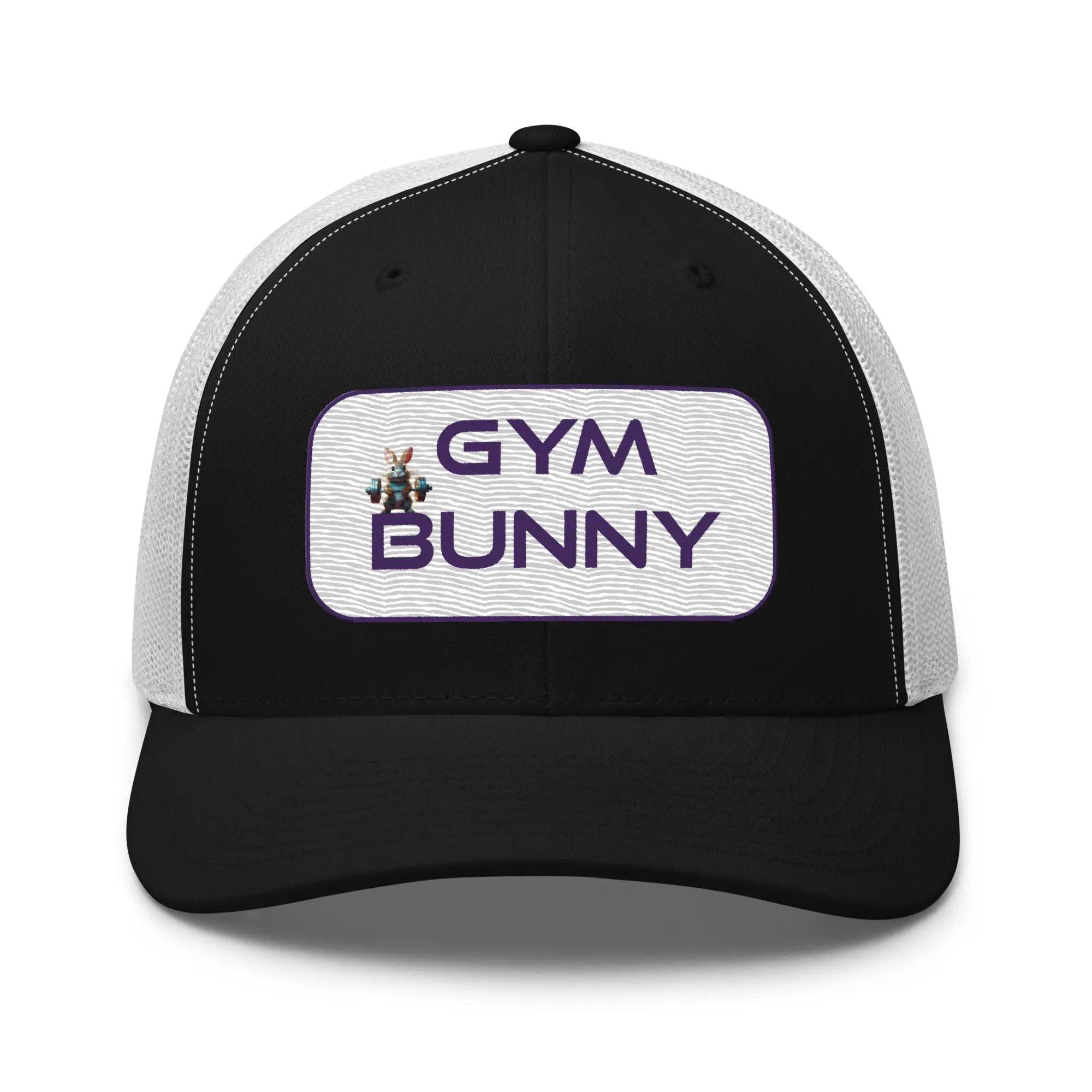 'Gym Bunny' Retro Trucker Cap - POMA Graphics