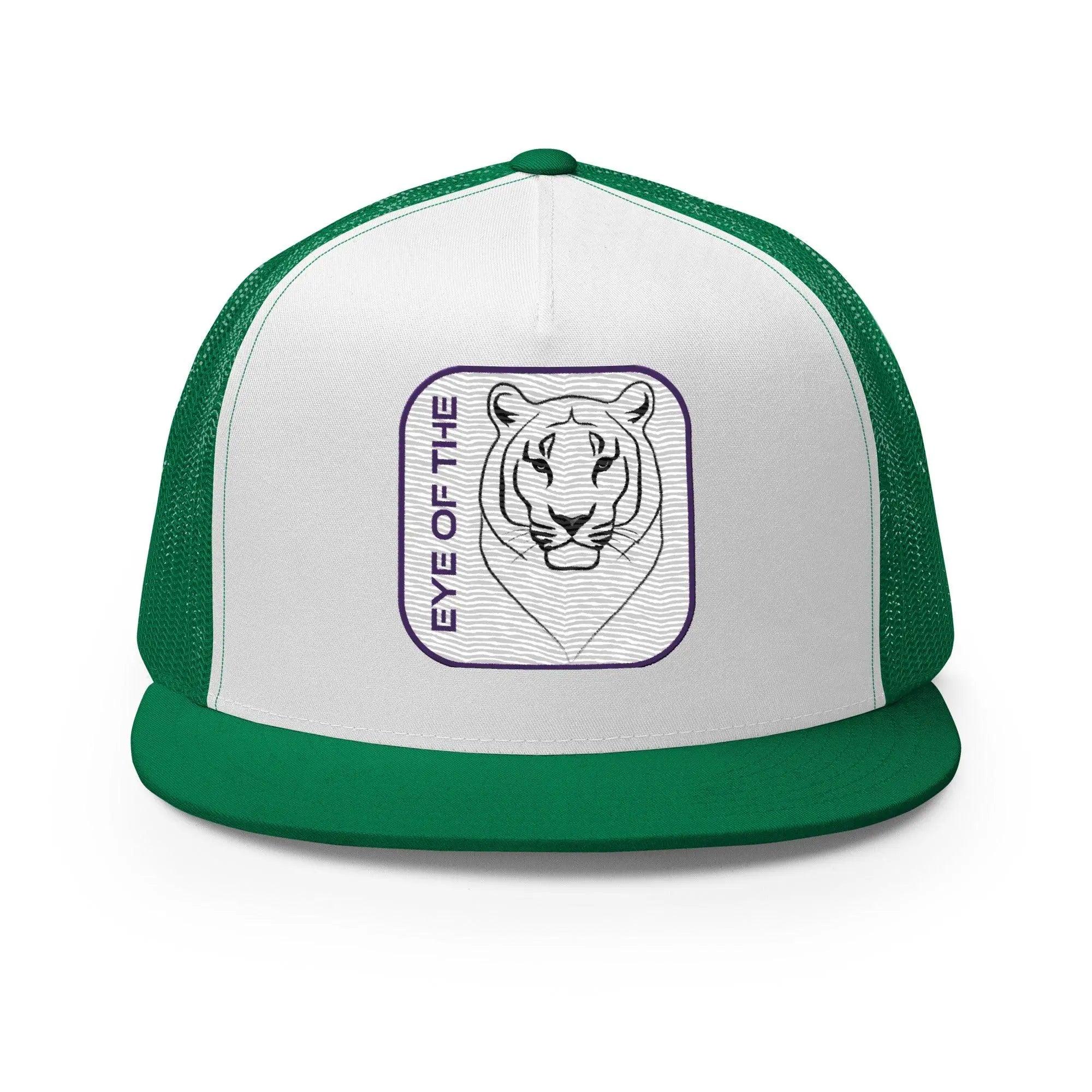 'Eye Of The Tiger' five-panel Trucker Cap - POMA Graphics