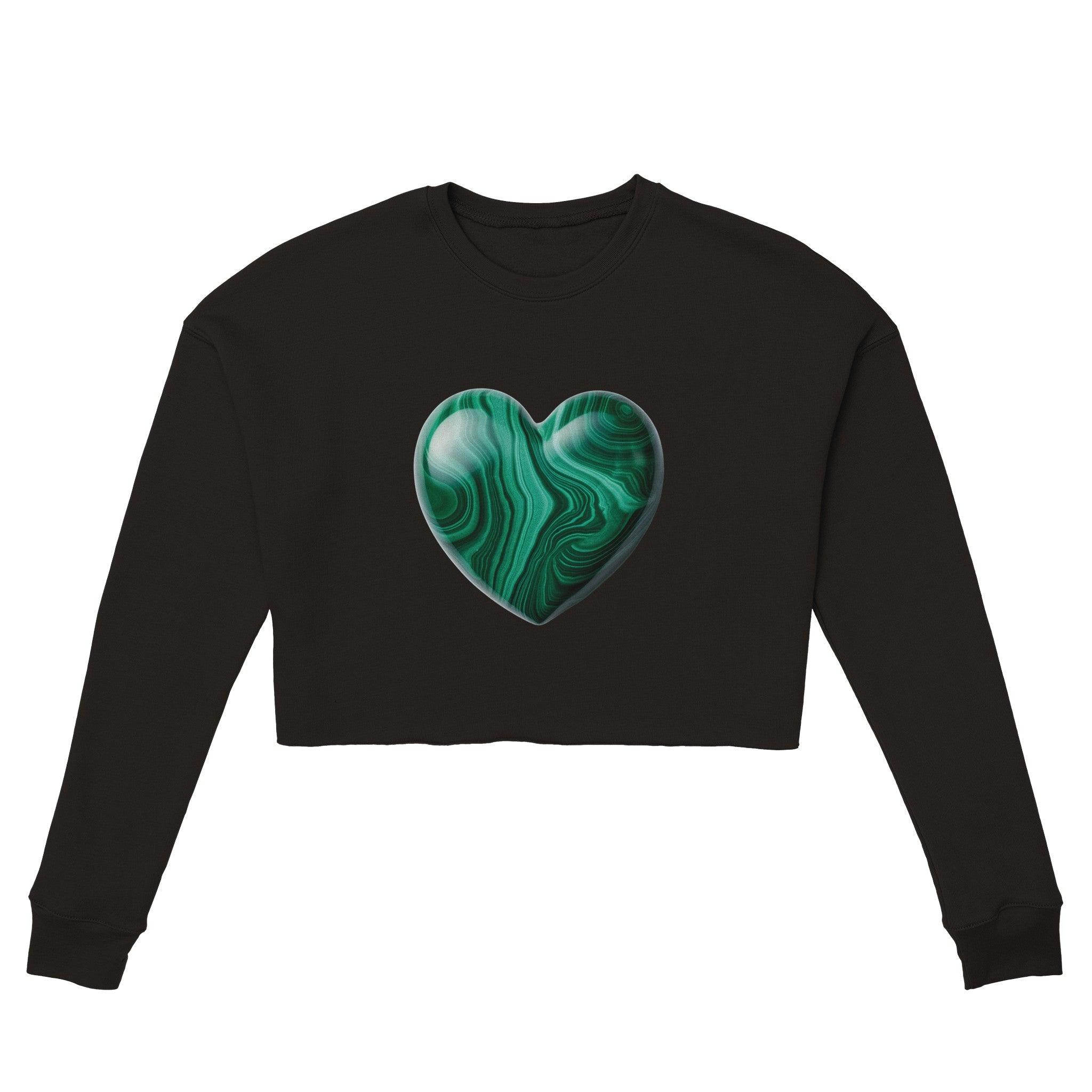 'Heart of stone' Cropped Sweatshirt - POMA