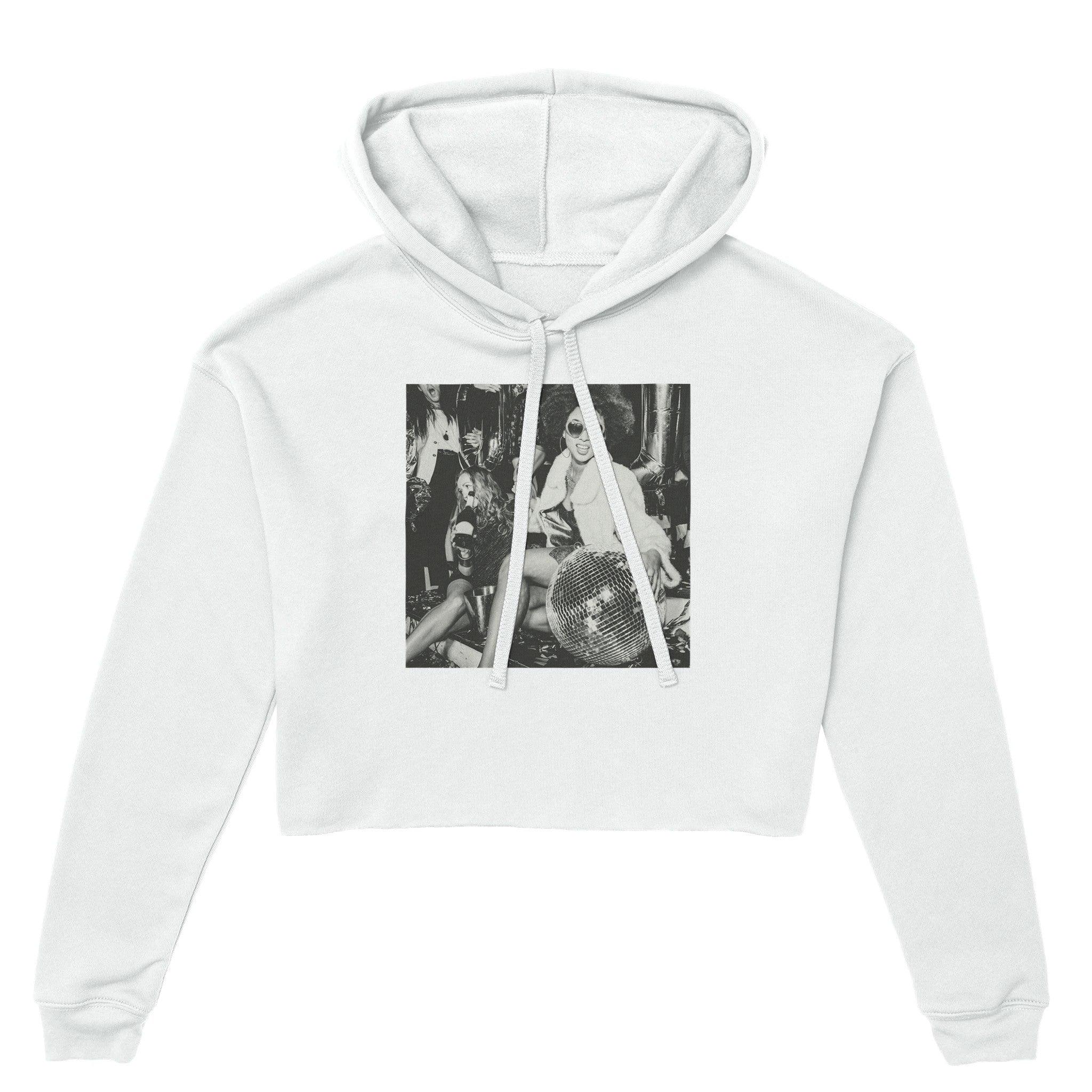 'Party' Cropped Hoodie - POMA