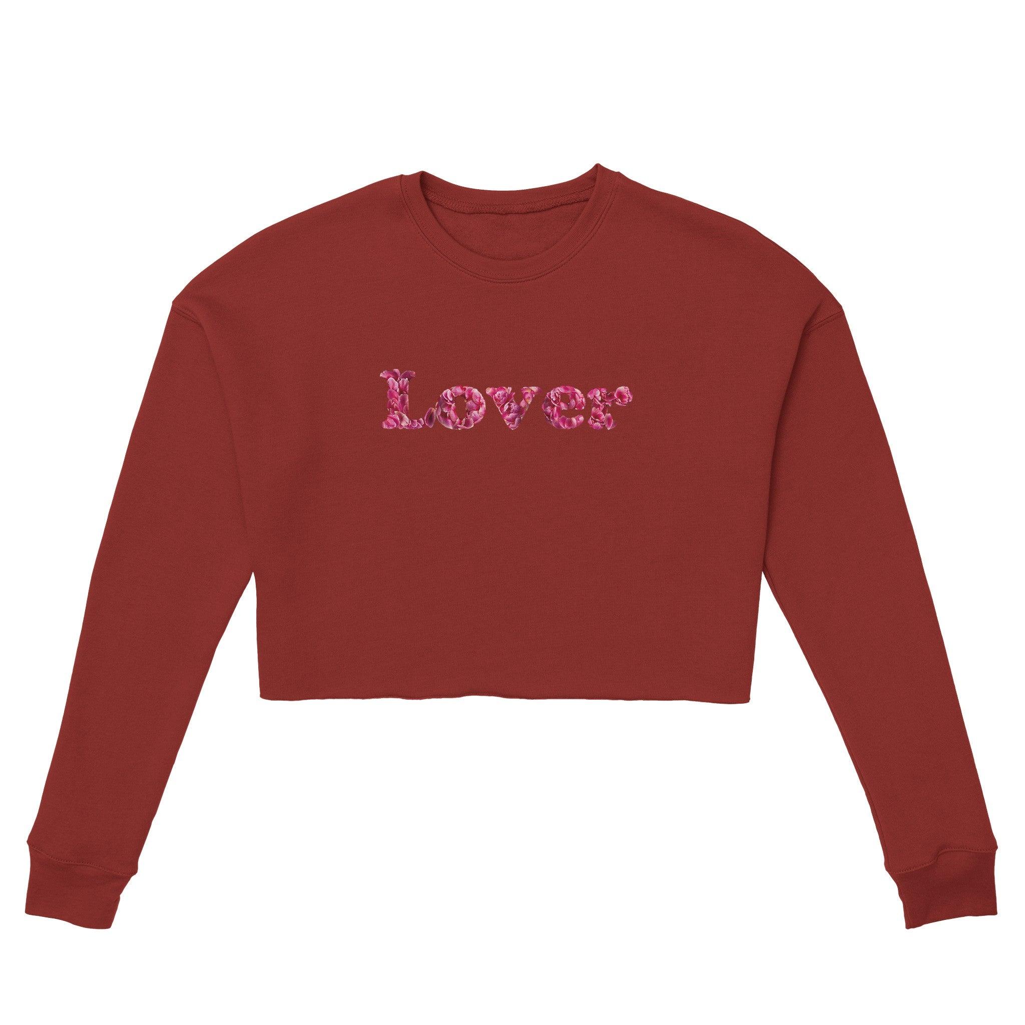 'Lover' Cropped Sweatshirt - POMA