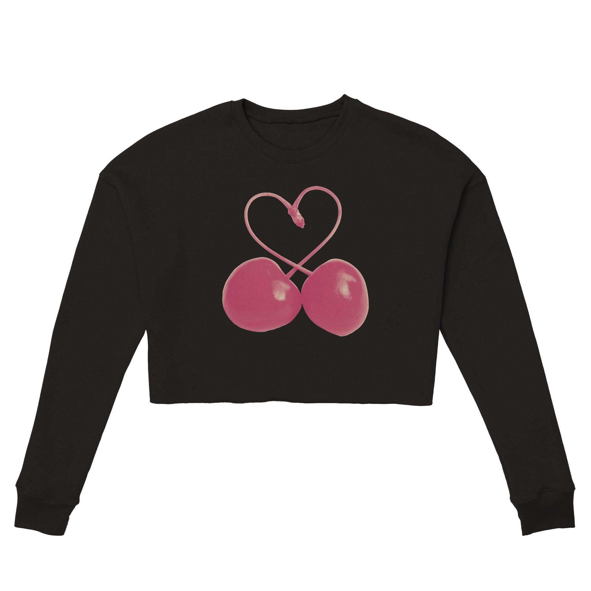 'Cherry Love' Cropped Sweatshirt - POMA