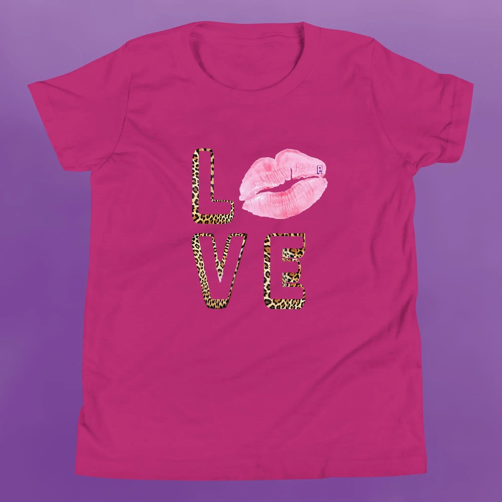 'Leopard Print Love' Baby Tee - Image #3