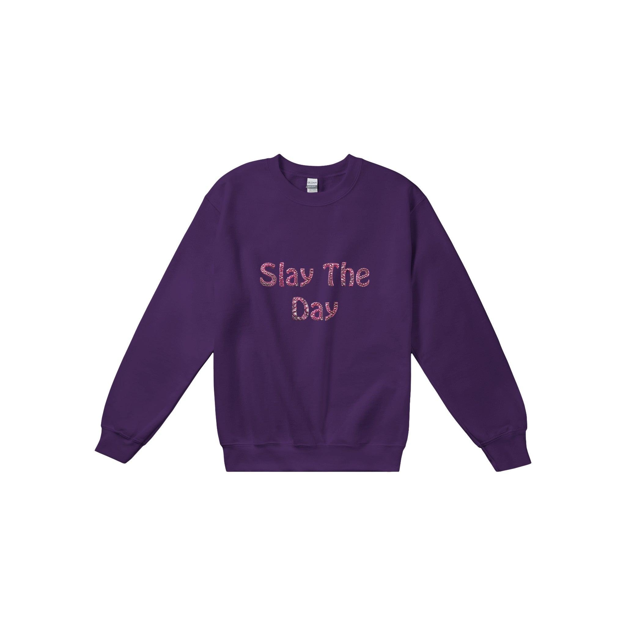 'Slay the day' Boyfriend Sweatshirt - POMA