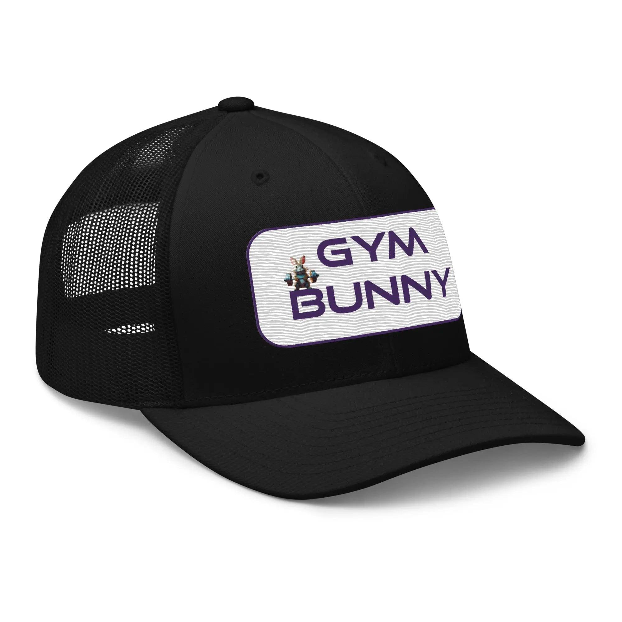 'Gym Bunny' Retro Trucker Cap - POMA Graphics