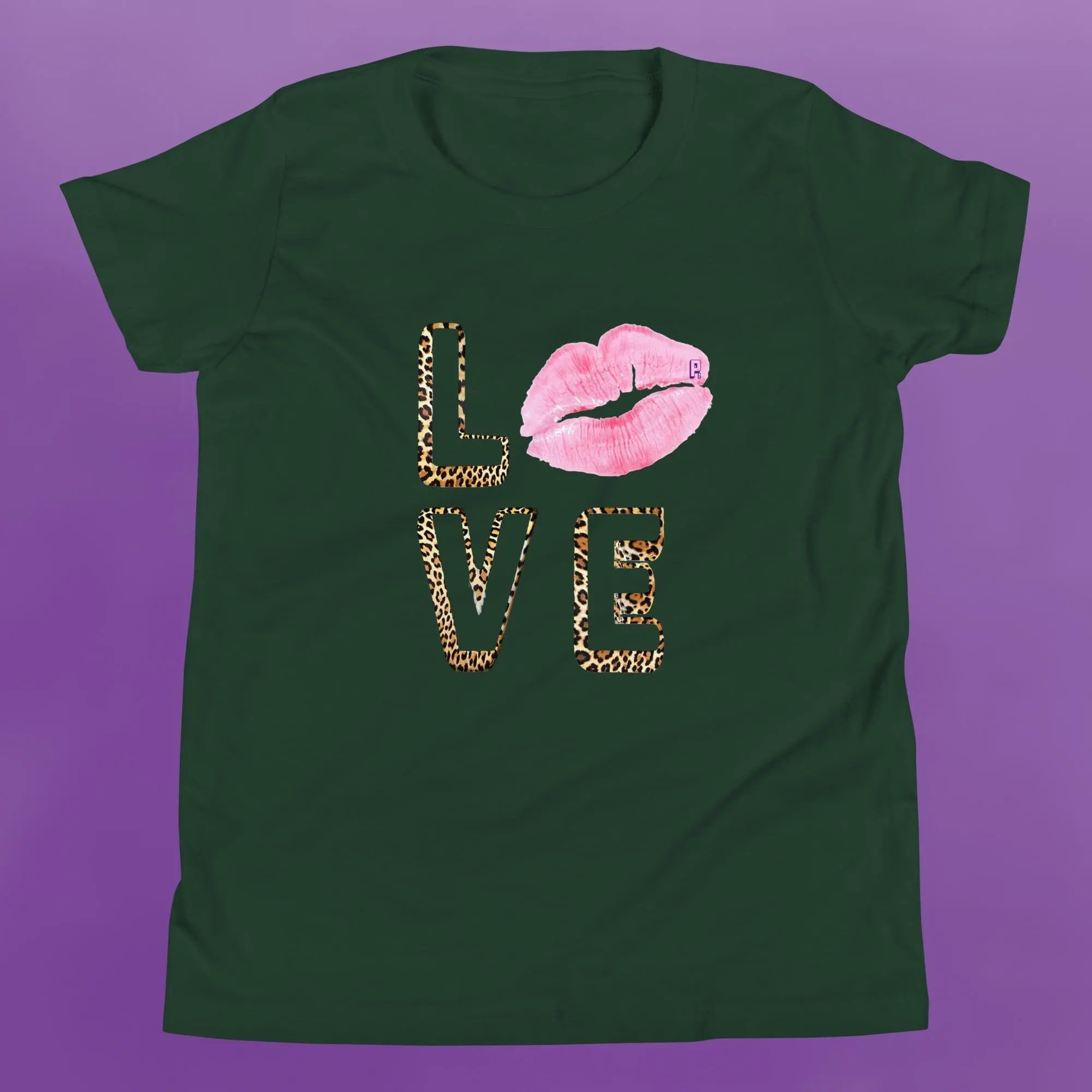 'Leopard Print Love' Baby Tee - Image #6