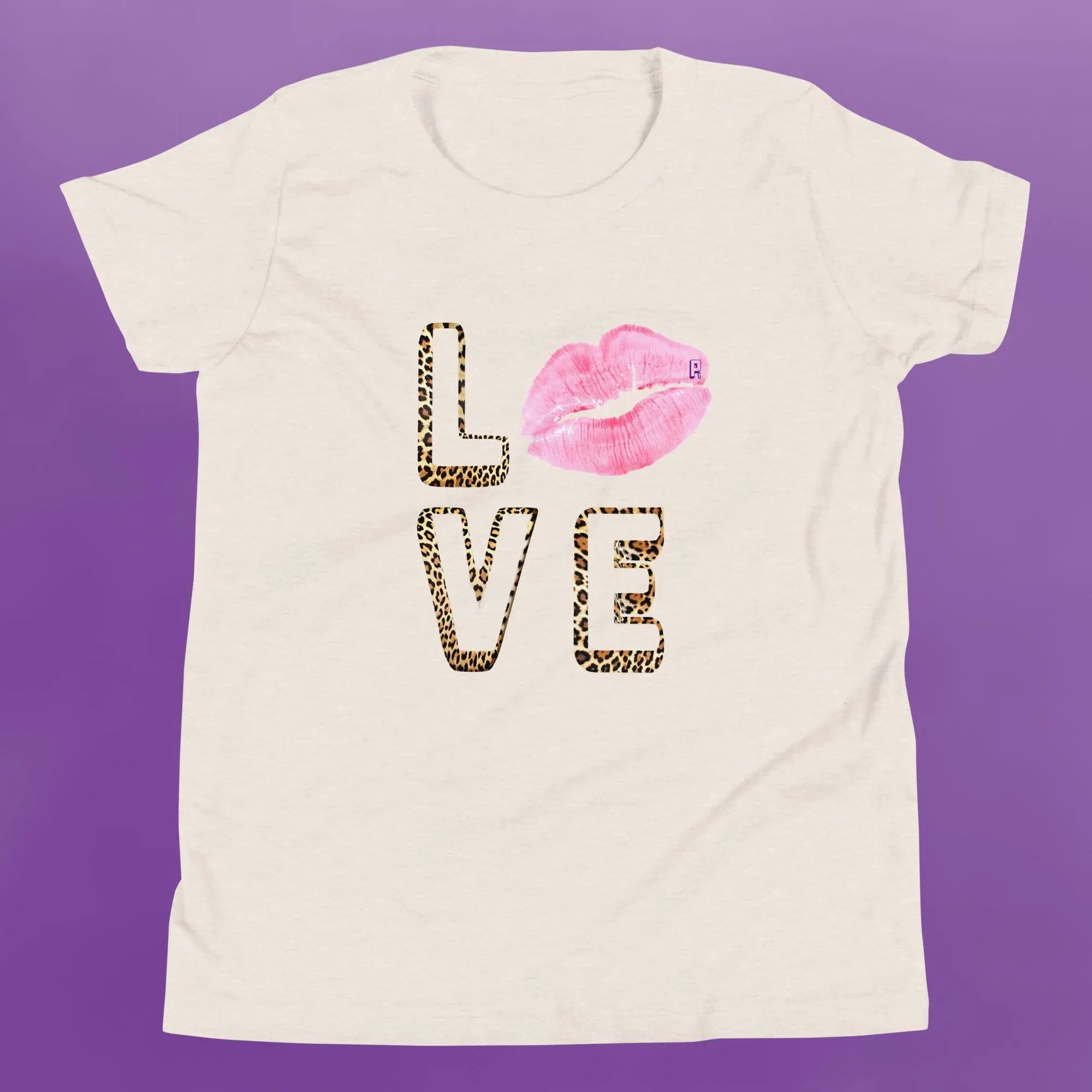 'Leopard Print Love' Baby Tee - Image #8