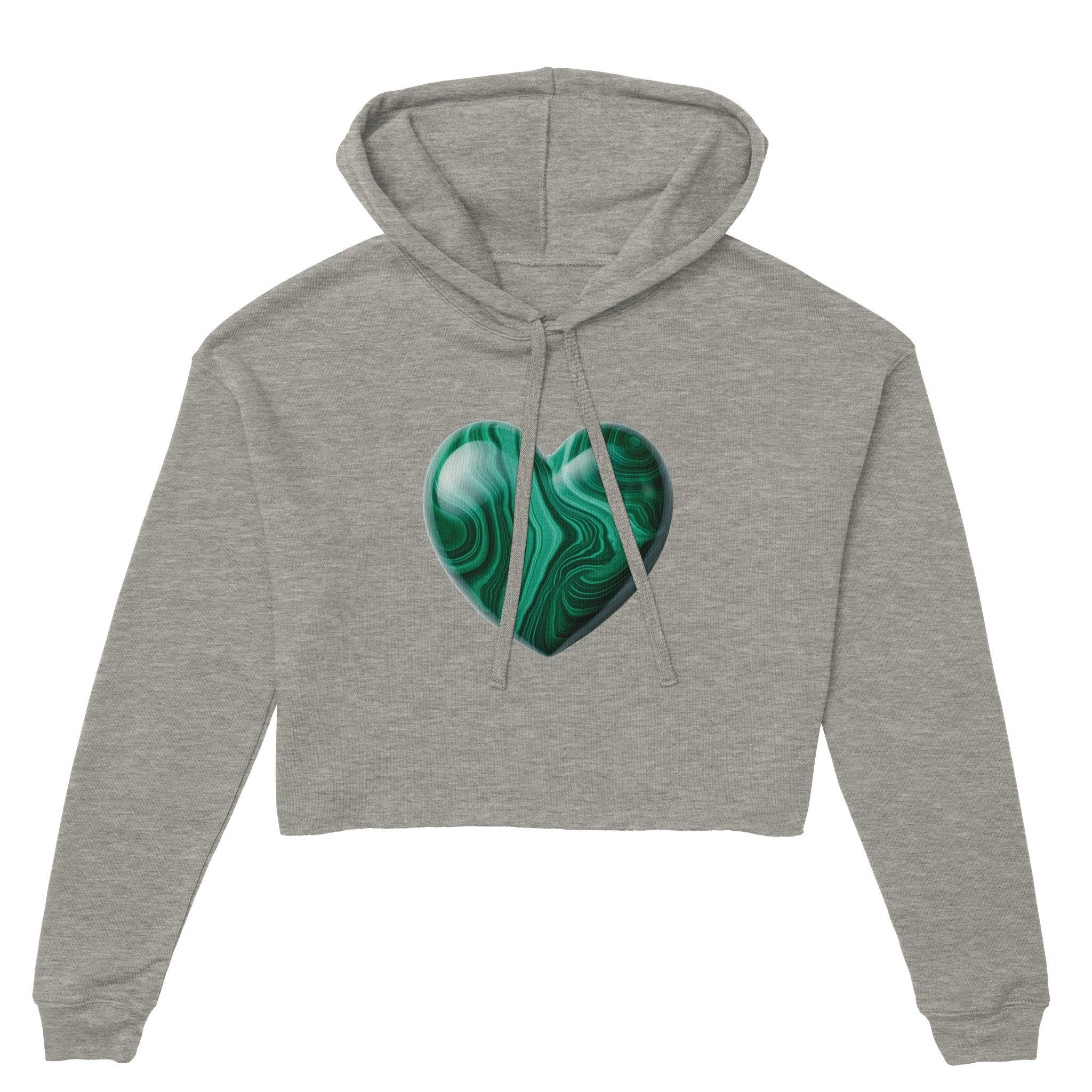 'Heart of stone' Cropped Hoodie - POMA