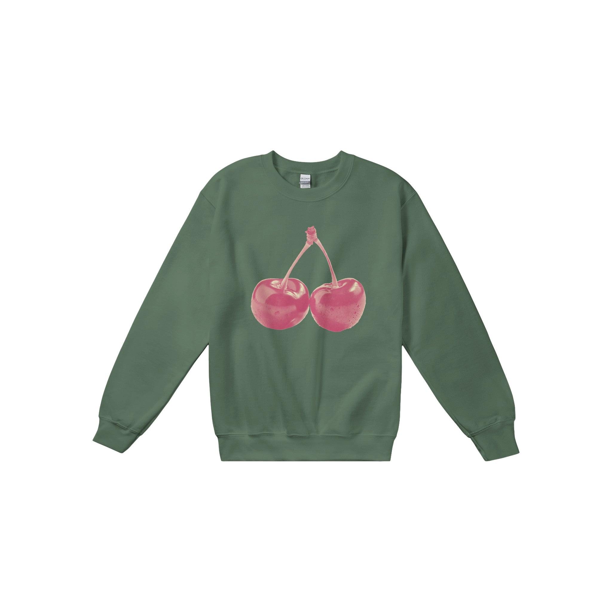 'Cherry Red' Boyfriend Sweatshirt - POMA