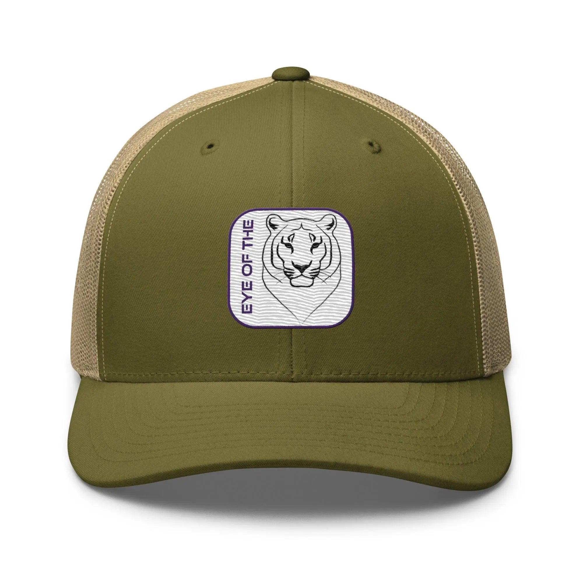 'Eye Of The Tiger' Retro Trucker Cap - POMA Graphics