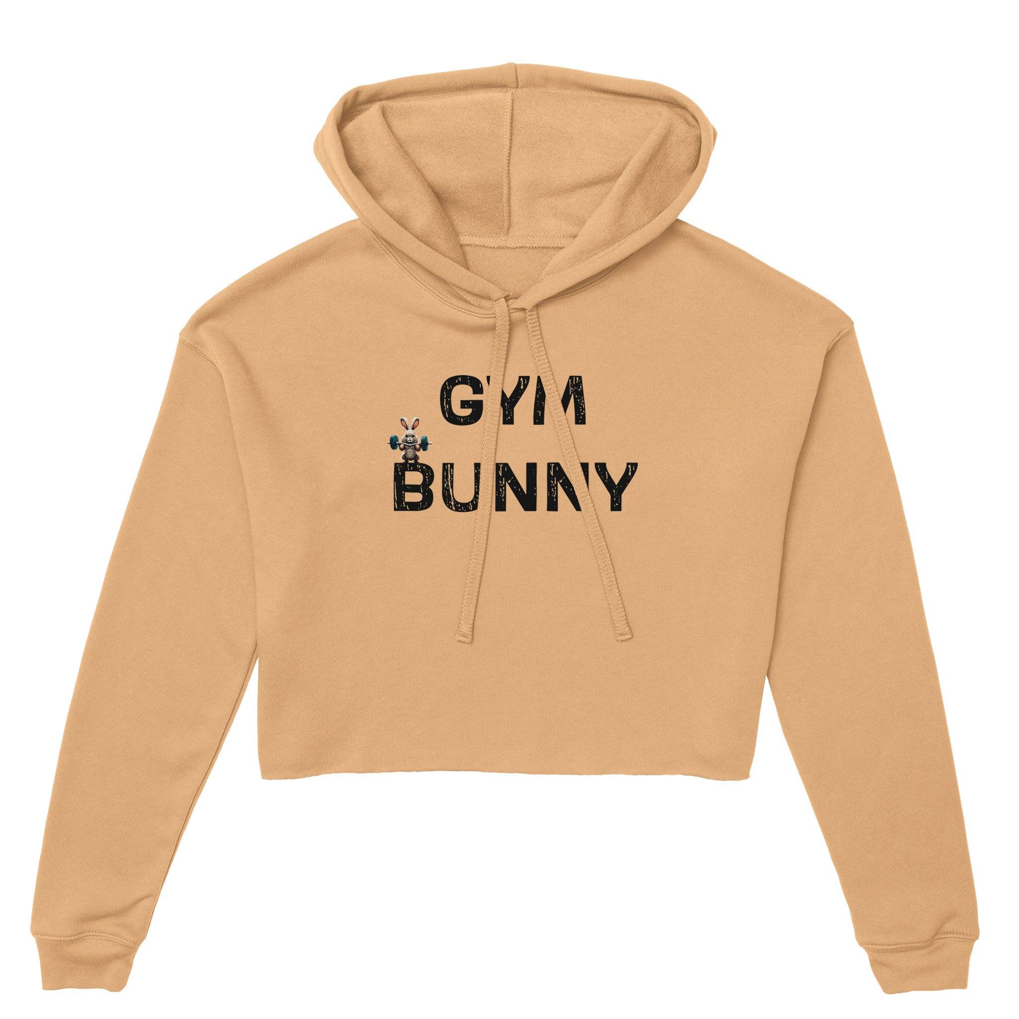 'Gym Bunny' Cropped Hoodie - POMA