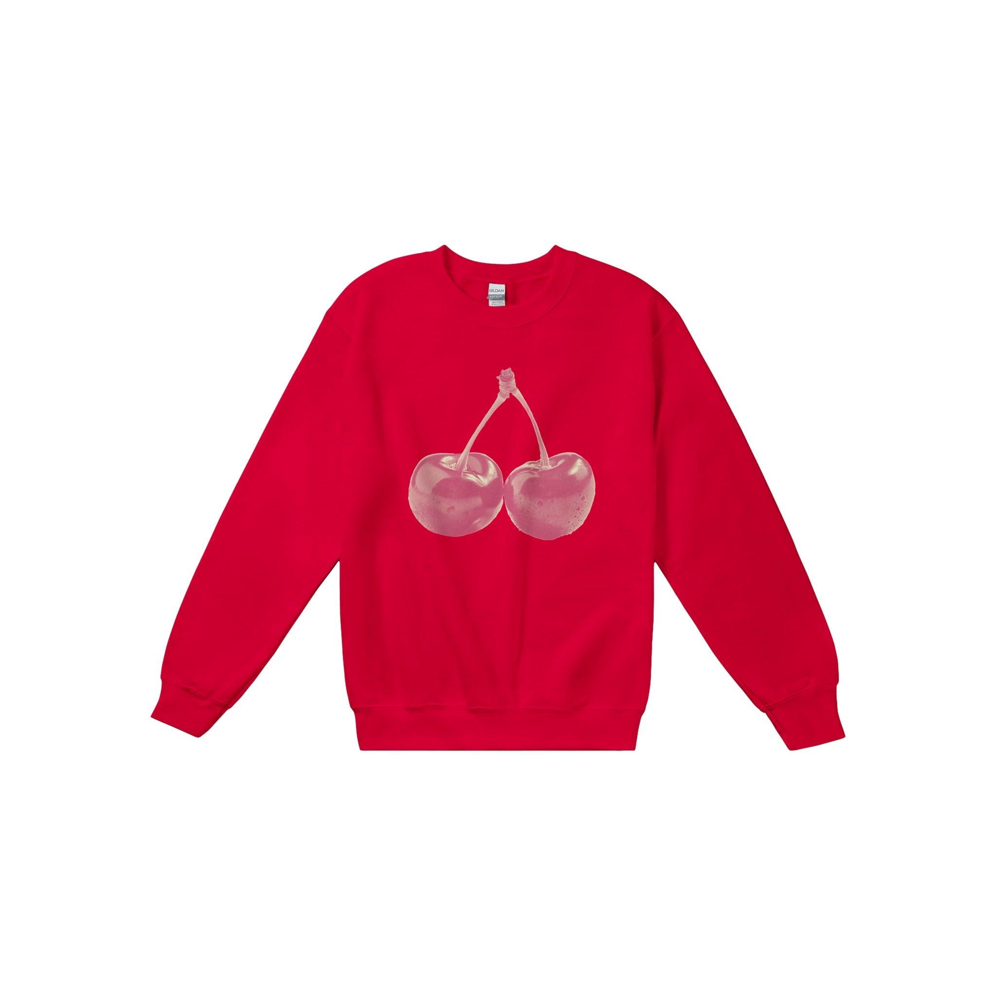 'Cherry Red' Boyfriend Sweatshirt - POMA