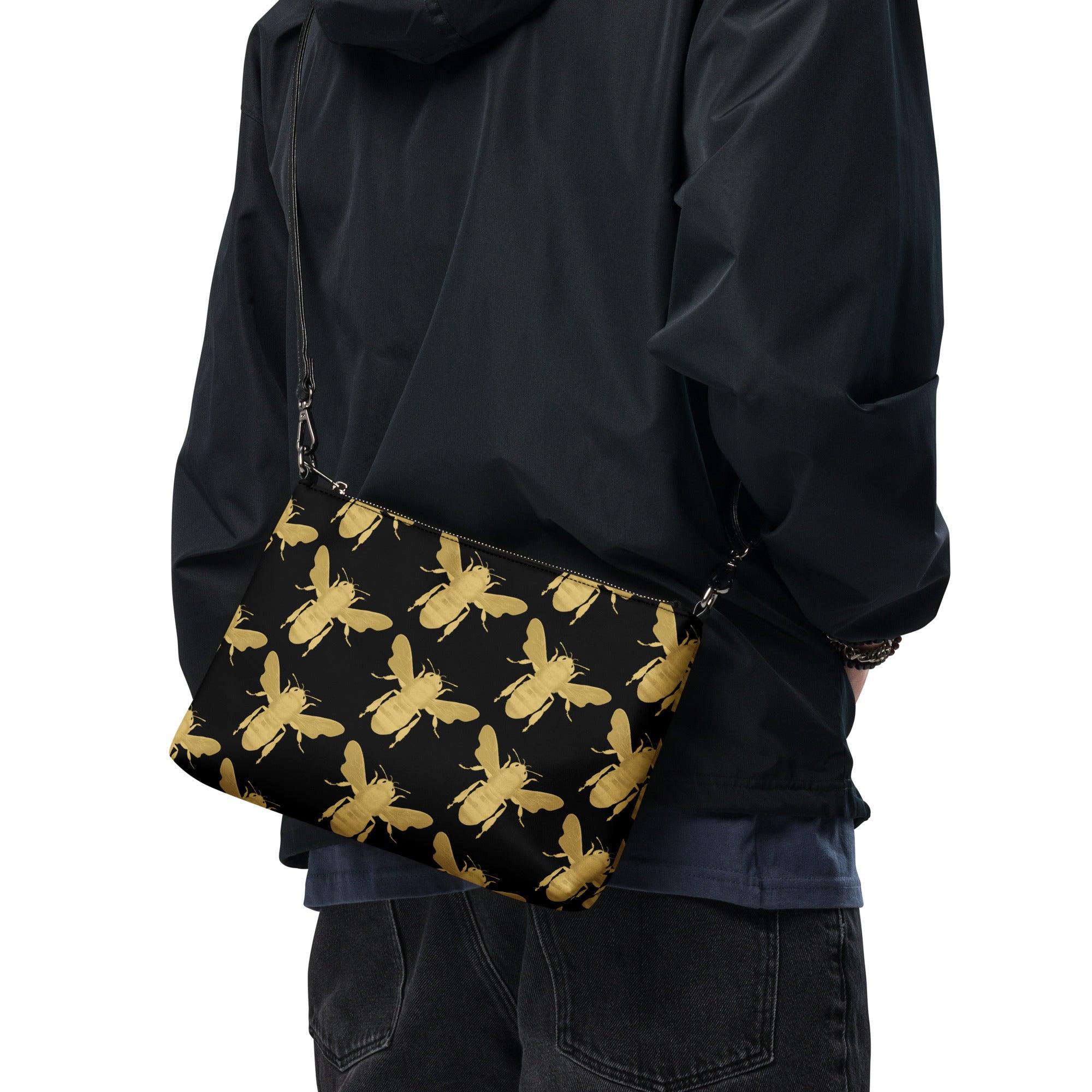 'POMA Bee' Black Crossbody bag - POMA Graphics