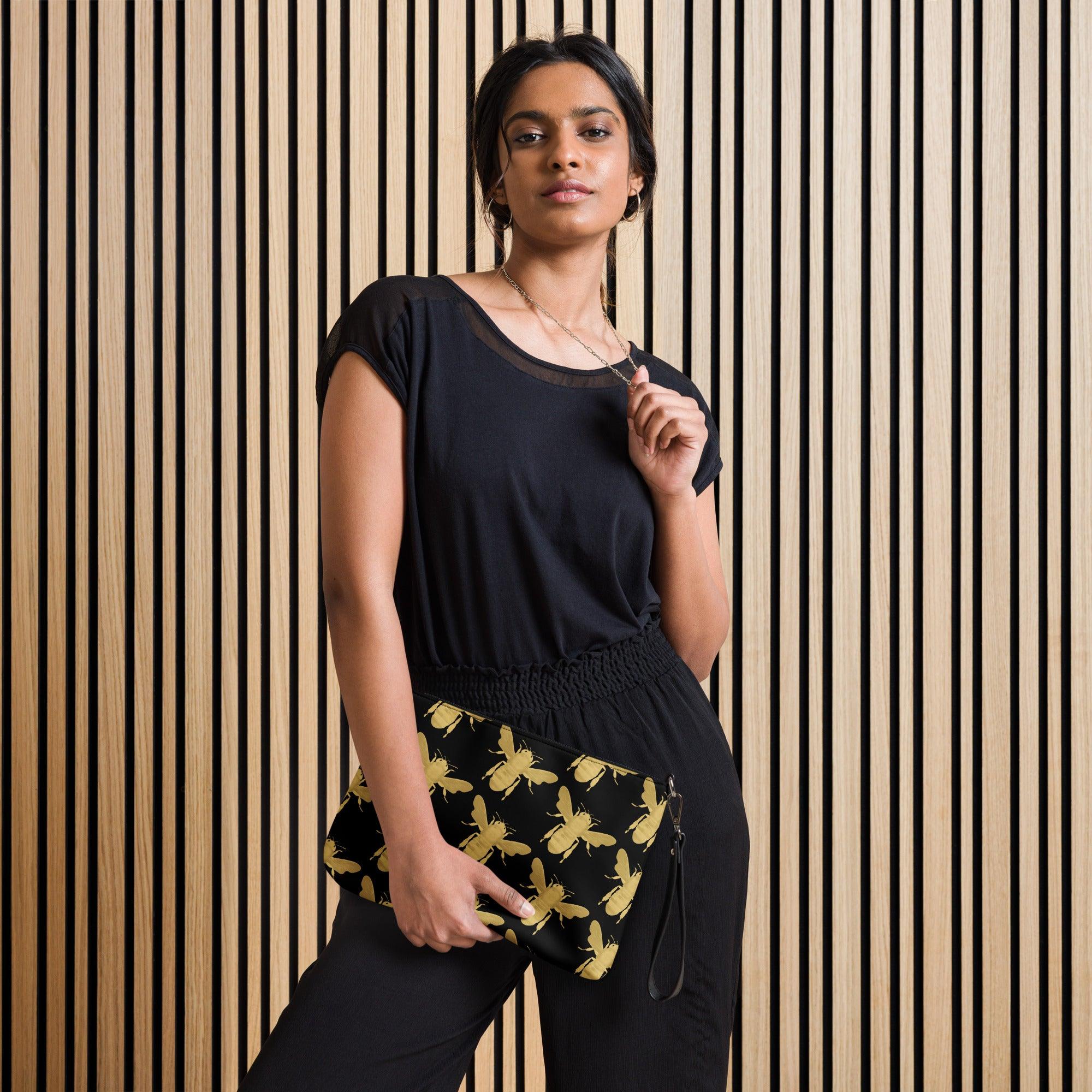 'POMA Bee' Black Crossbody bag - POMA Graphics