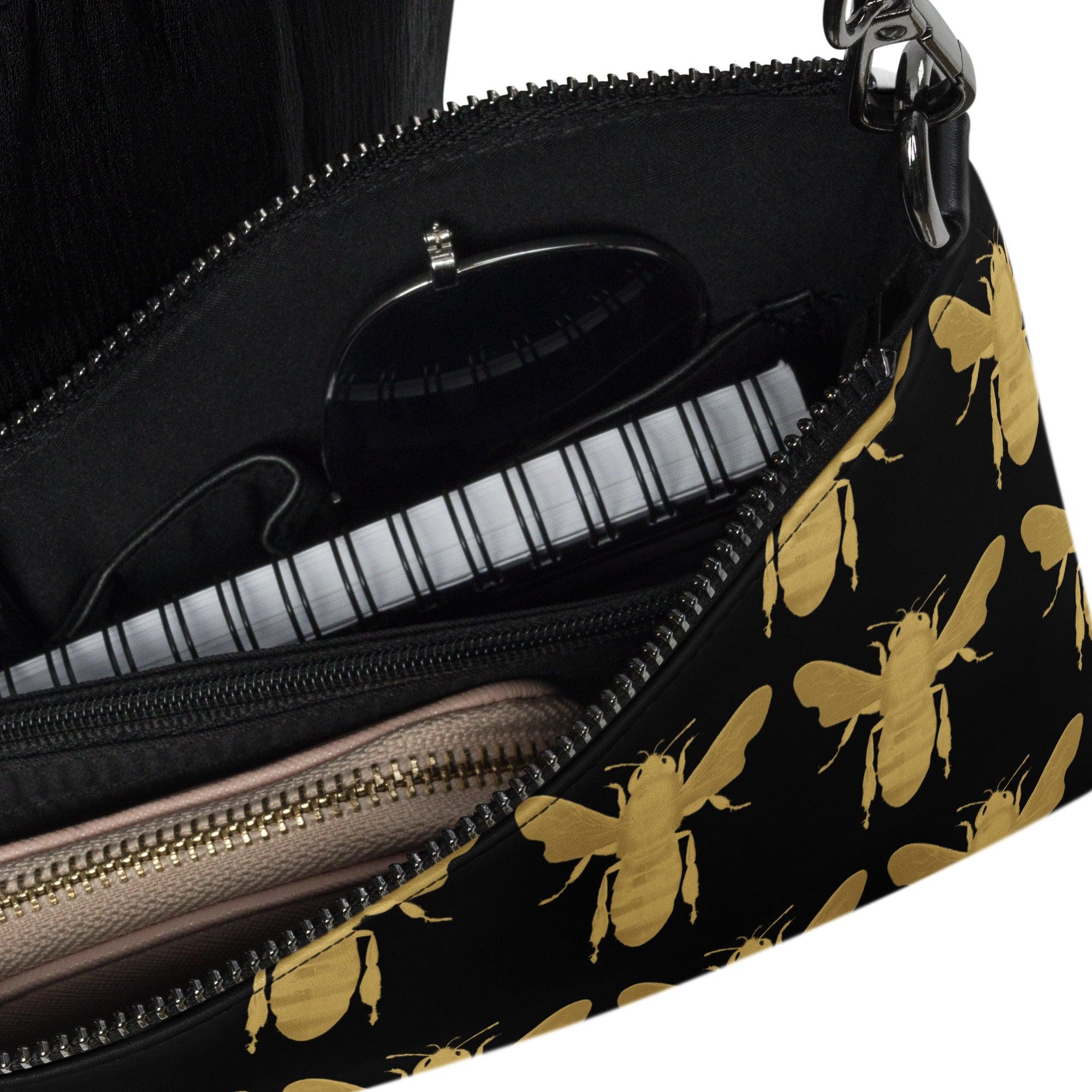 'POMA Bee' Black Crossbody bag - POMA Graphics