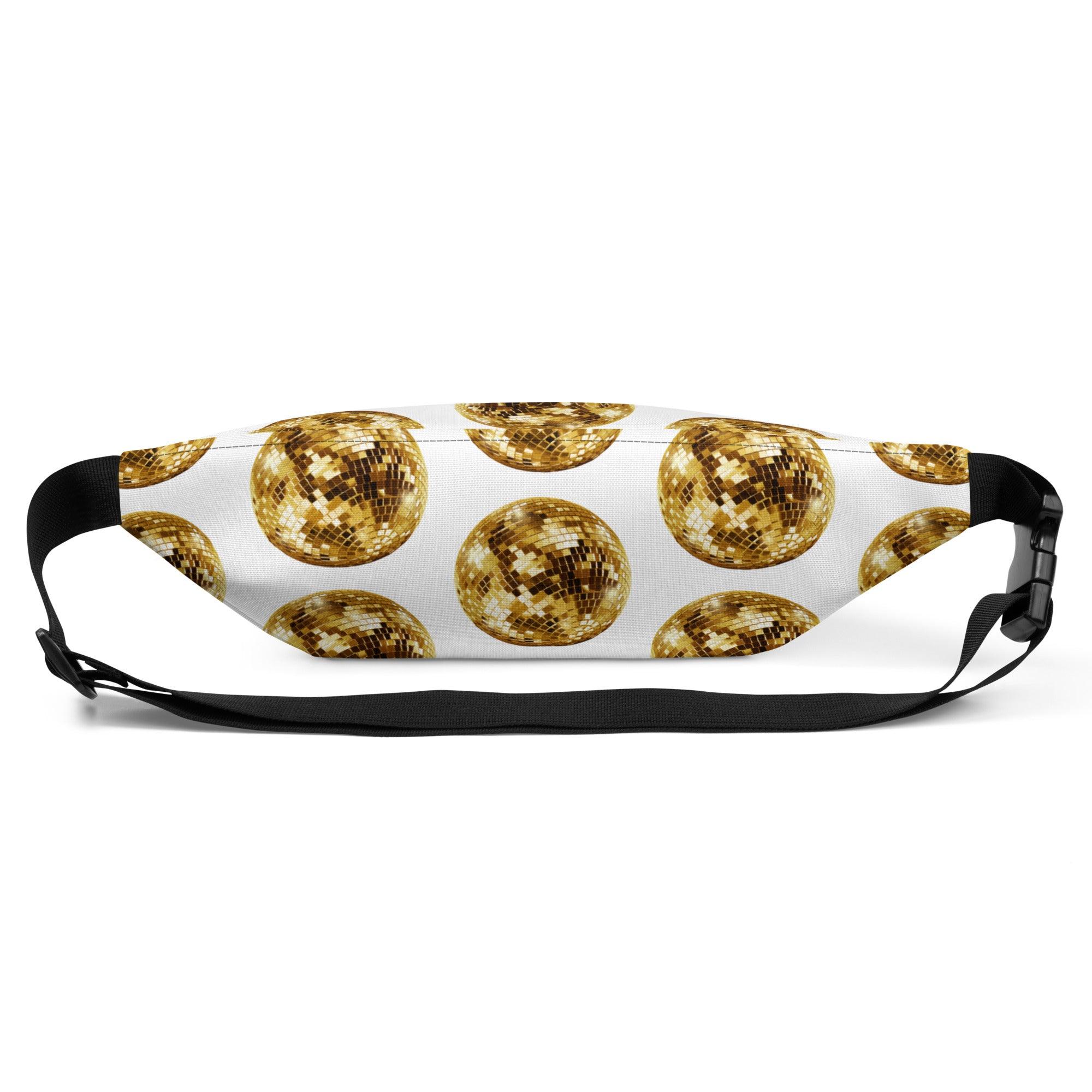 'Gold Disco Ball' Bum Bag - POMA Graphics