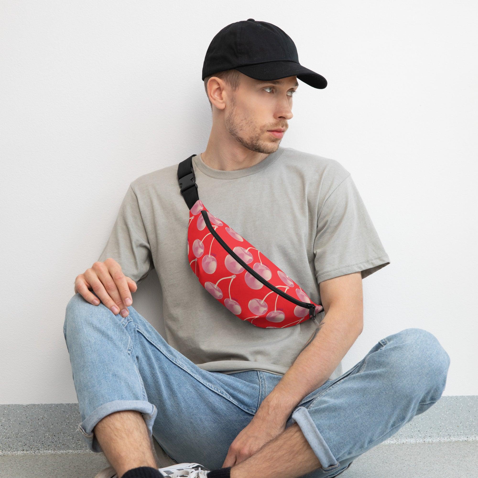 'Cherry POMA' Red Bum Bag - POMA Graphics