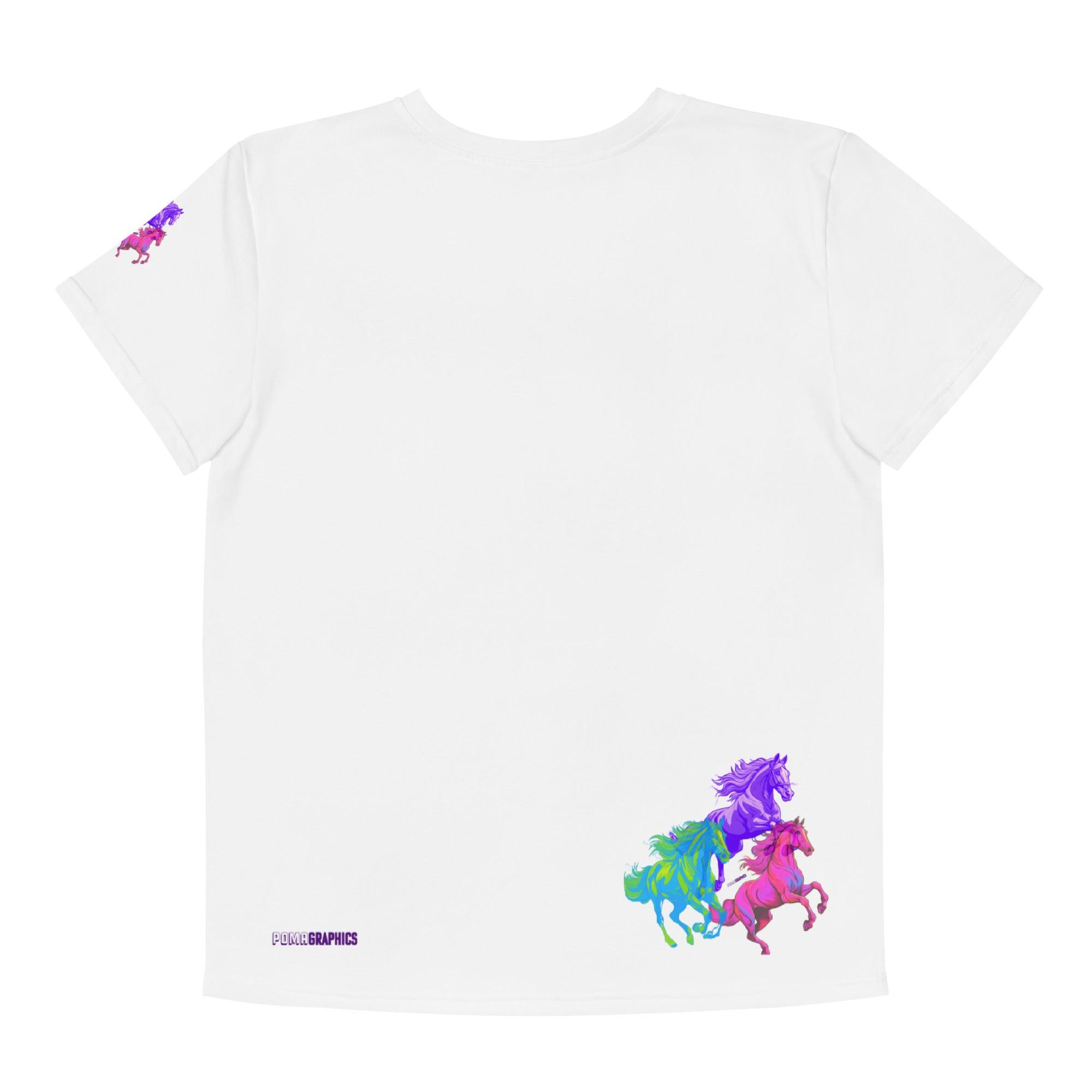 'Prancing Horses' Baby Tee - All Over Print