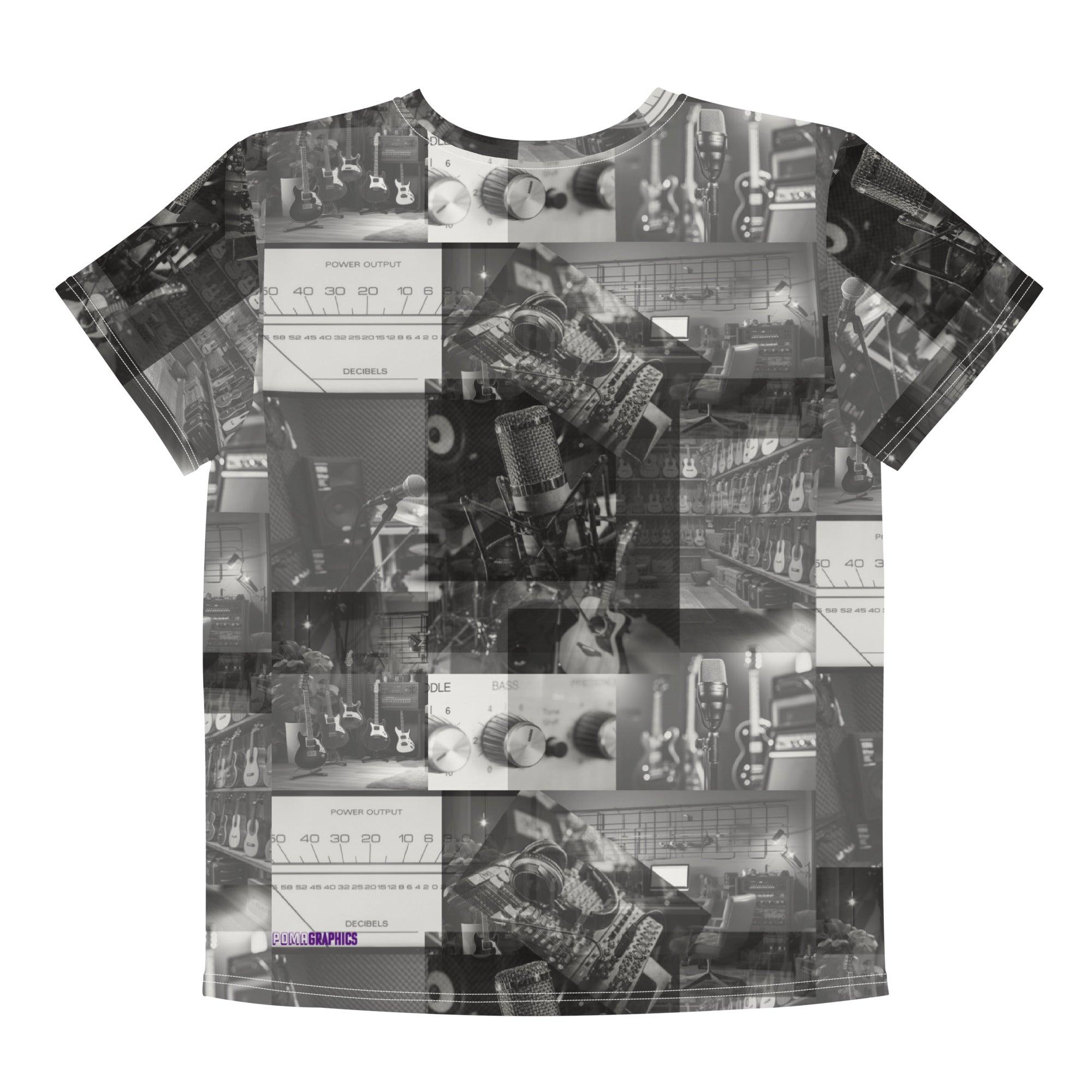 'Recording Studio' Baby Tee - All Over Print