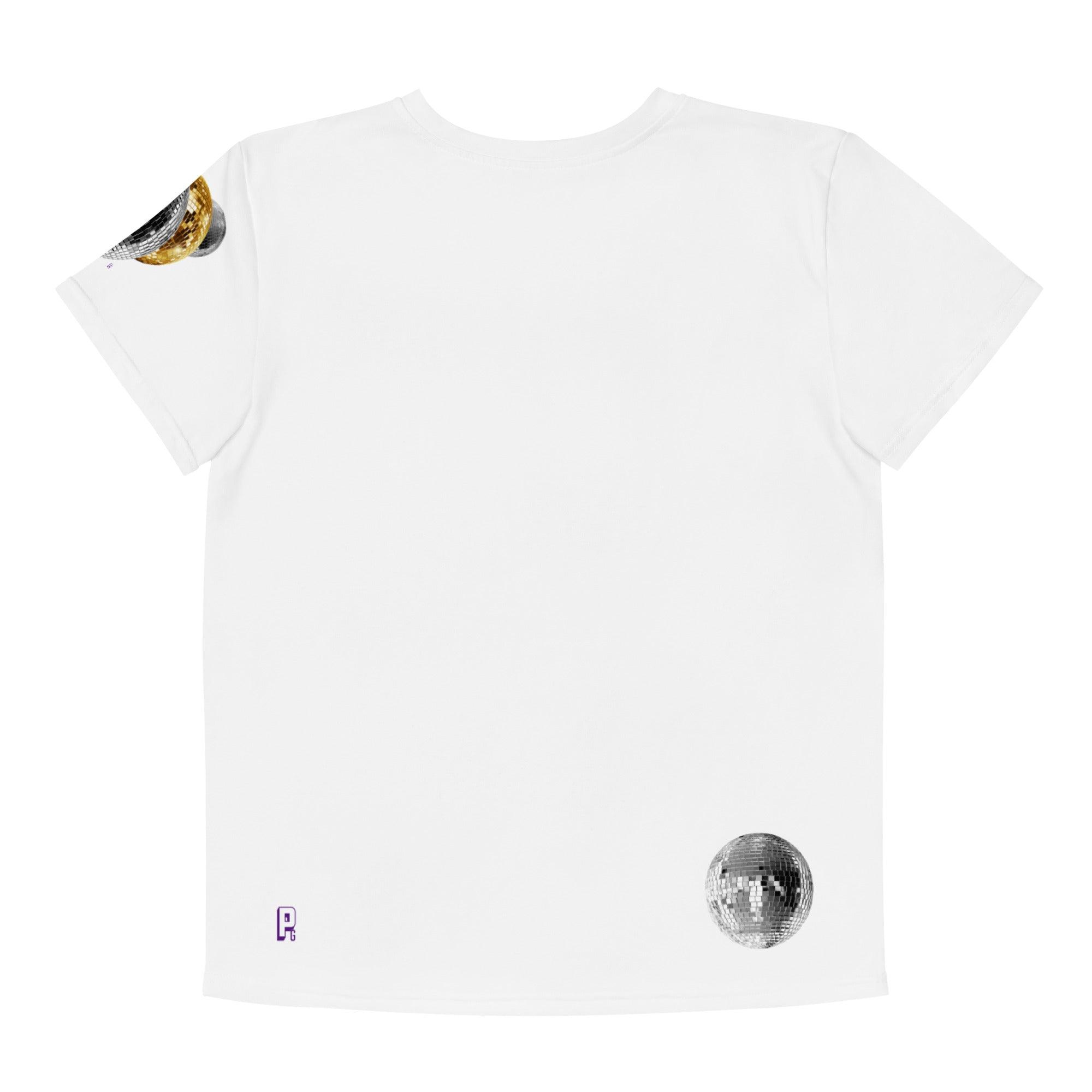 'Disco Ball Lineup' Baby Tee - All Over Print - POMA Graphics