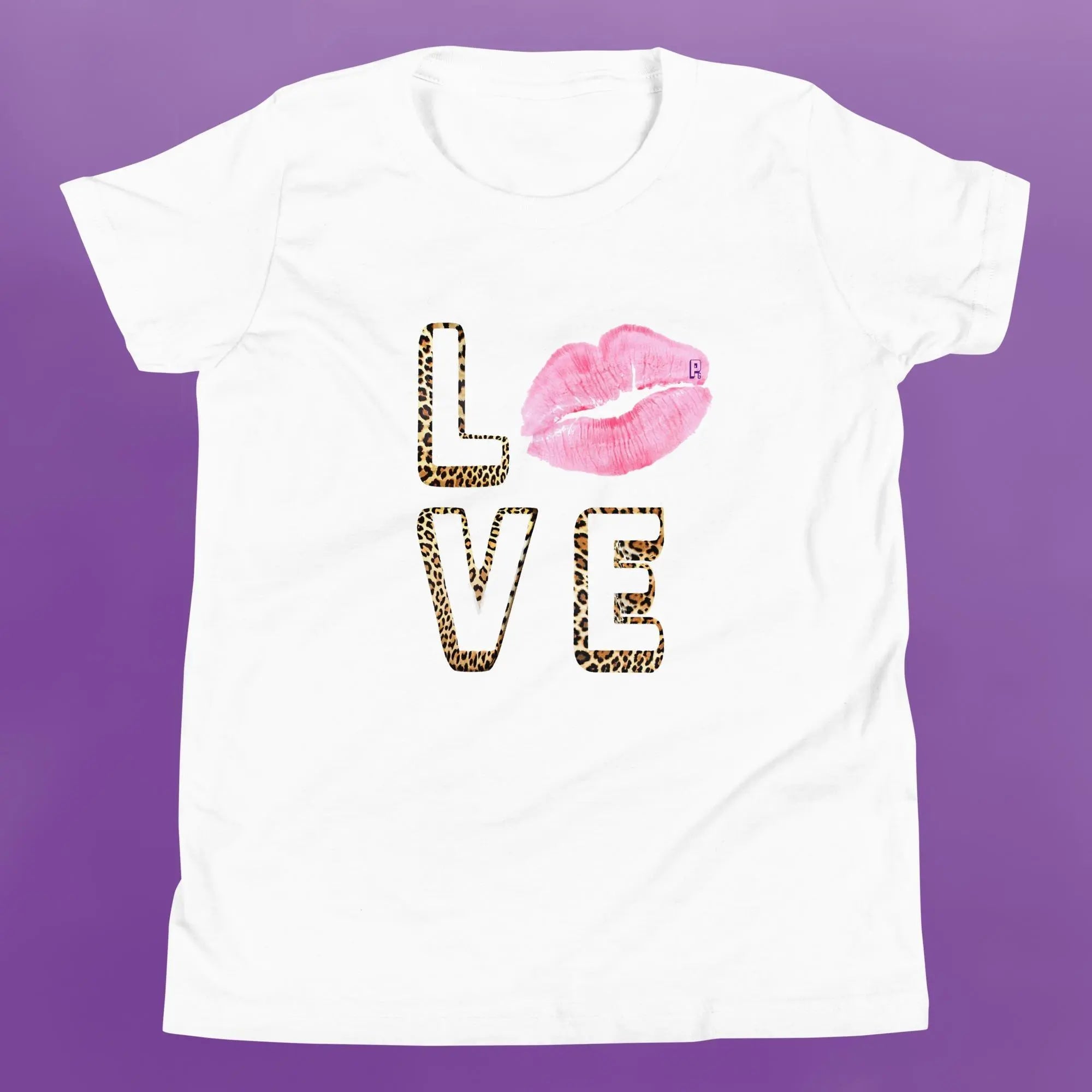 'Leopard Print Love' Baby Tee - Image #1