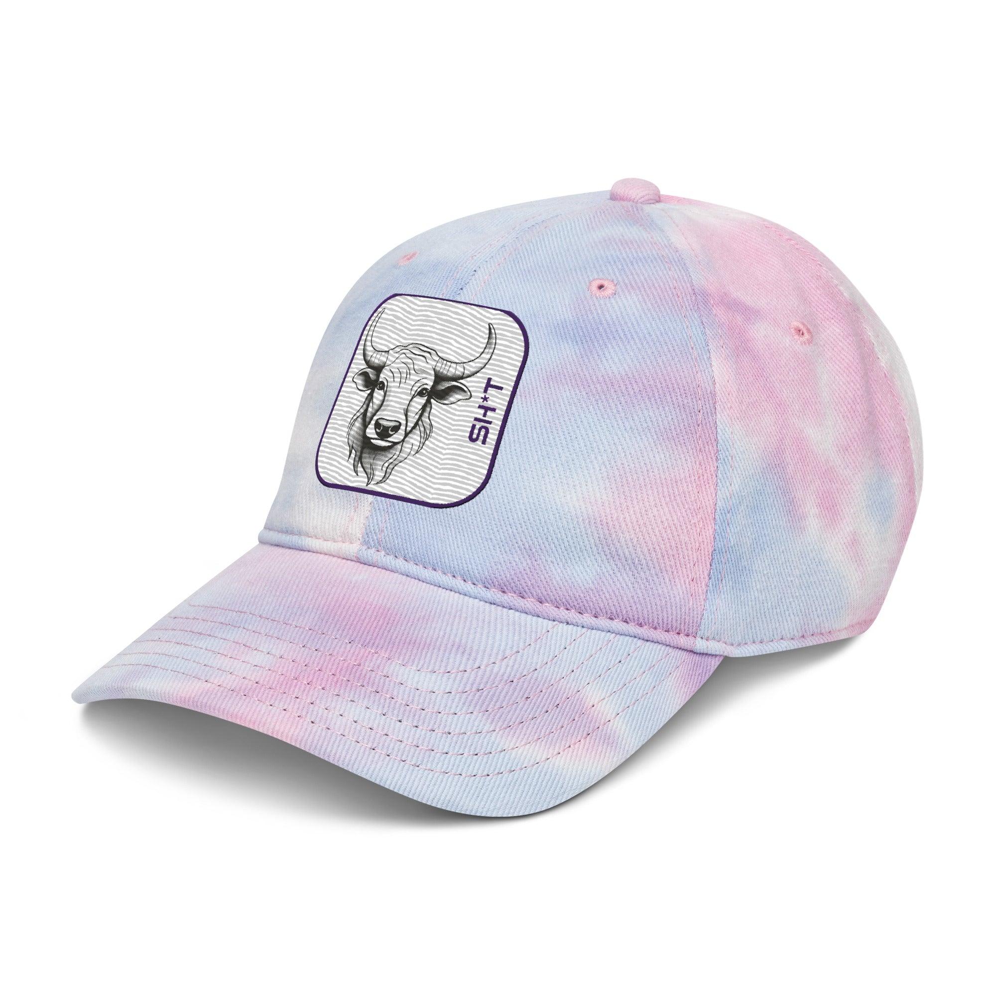 'Bull Sh*t' Tie dye hat - POMA Graphics