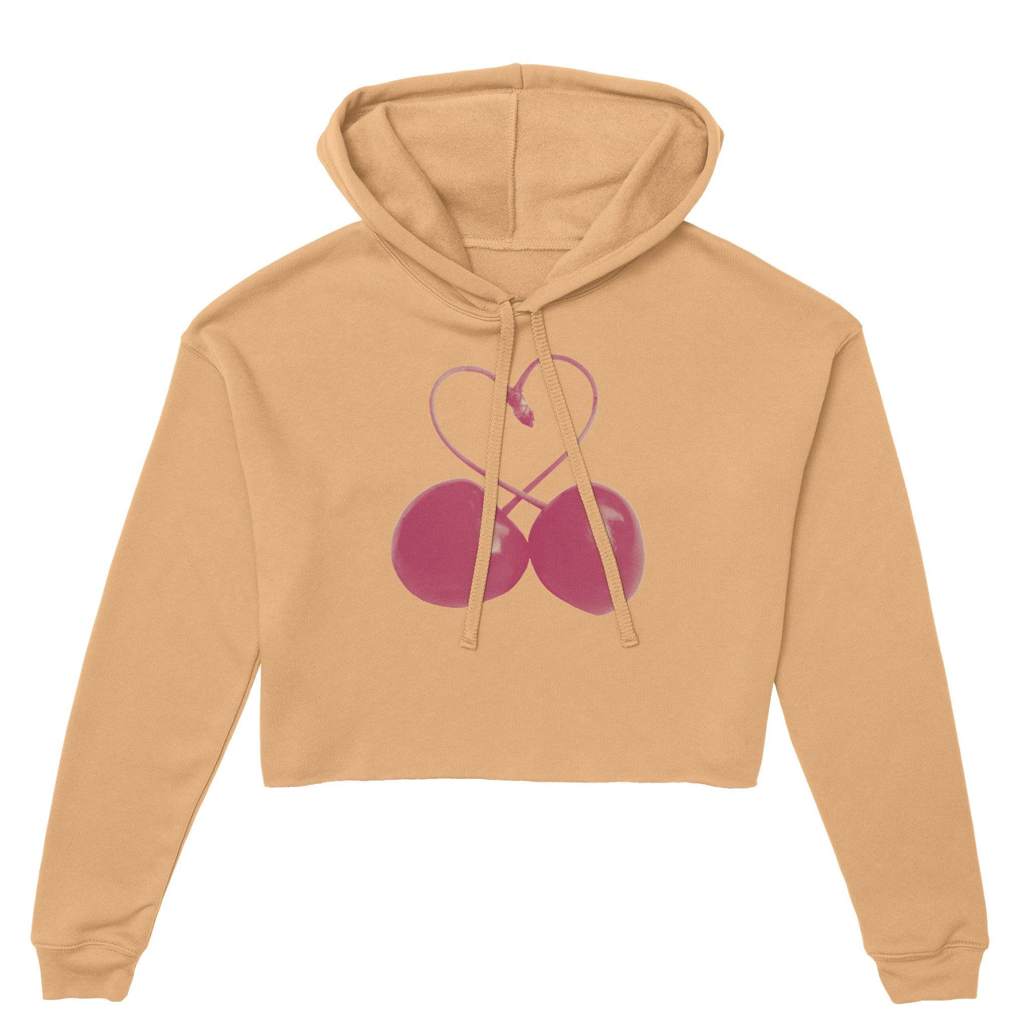 'Cherry Love' Cropped Hoodie - POMA