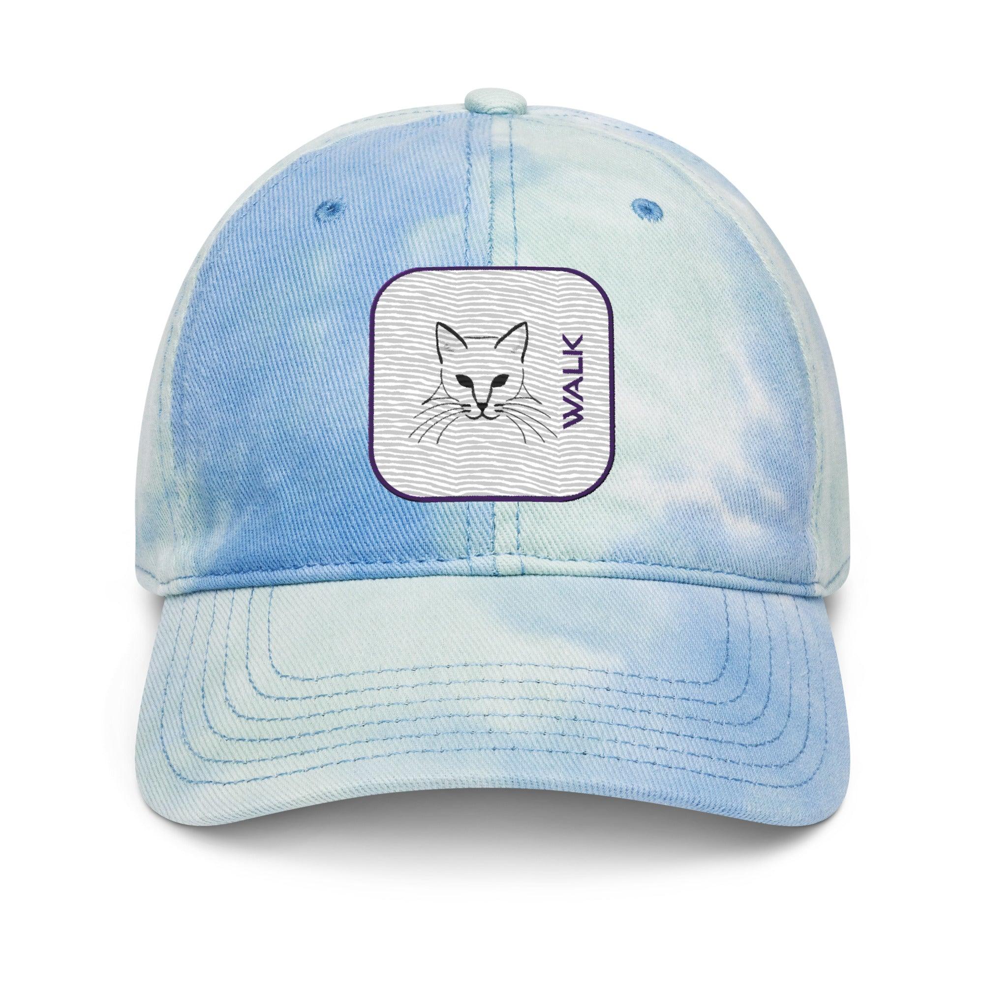 'Cat Walk' Tie dye hat - POMA Graphics