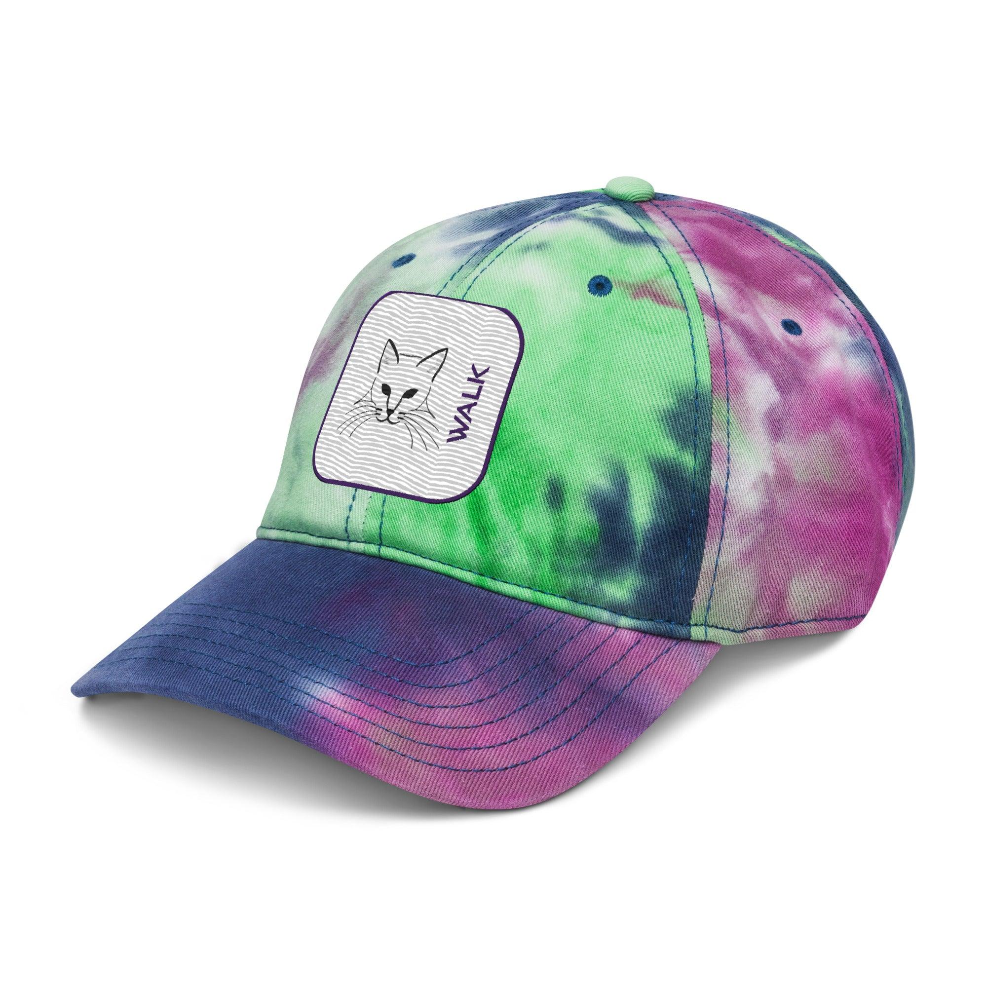 'Cat Walk' Tie dye hat - POMA Graphics