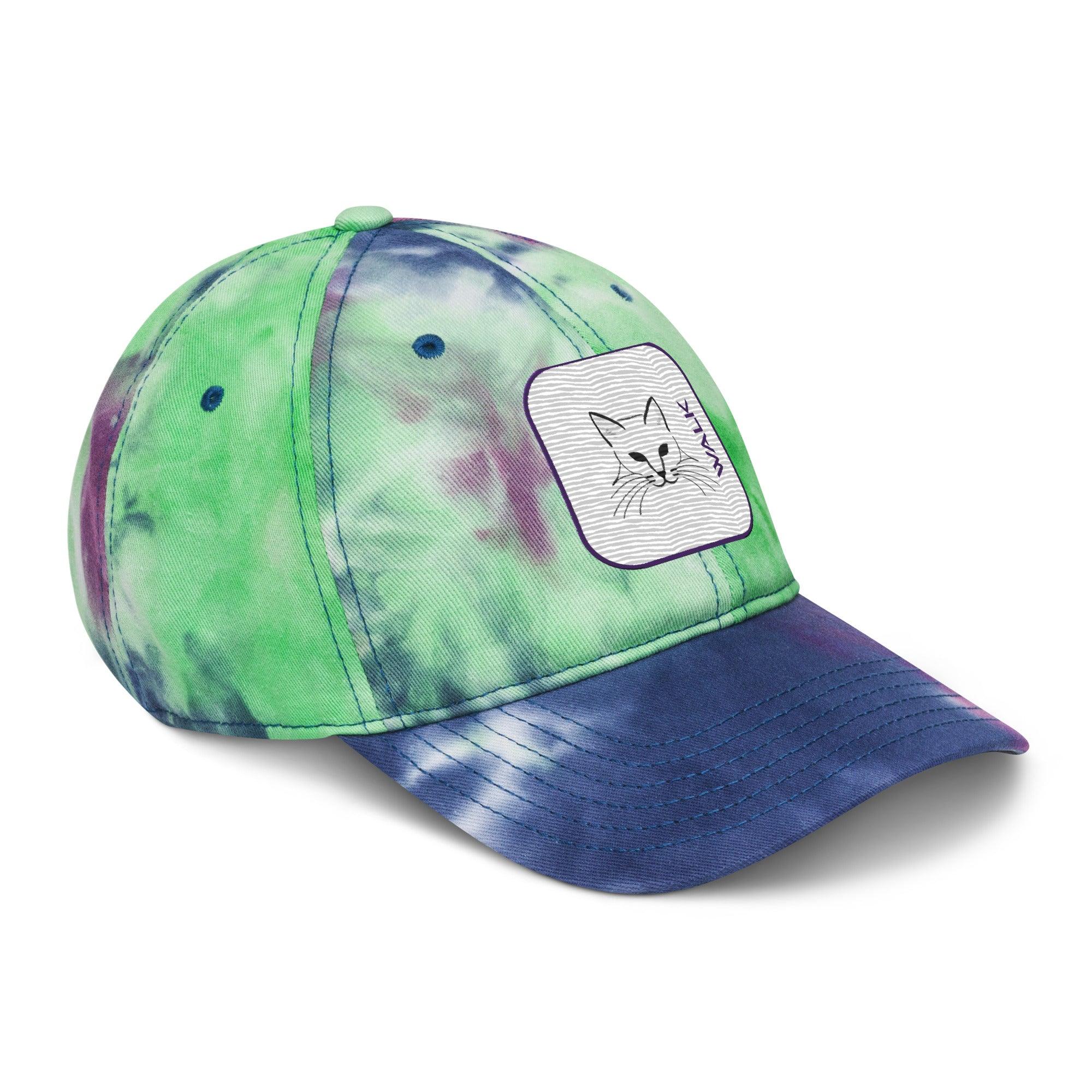 'Cat Walk' Tie dye hat - POMA Graphics