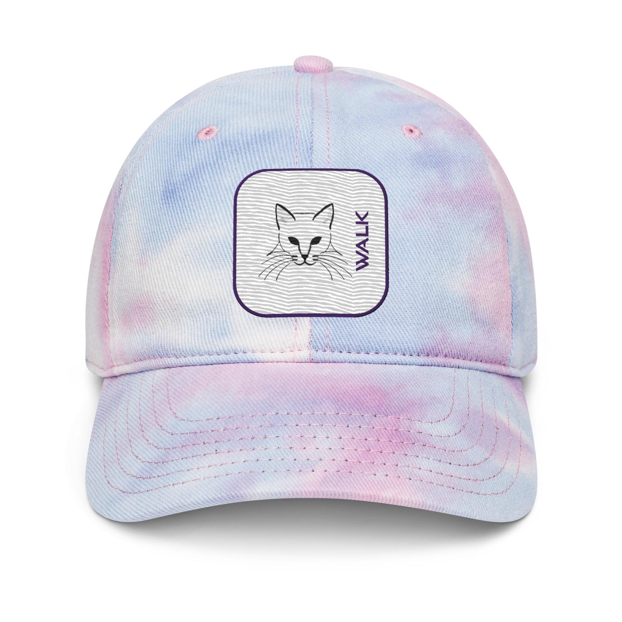 'Cat Walk' Tie dye hat - POMA Graphics