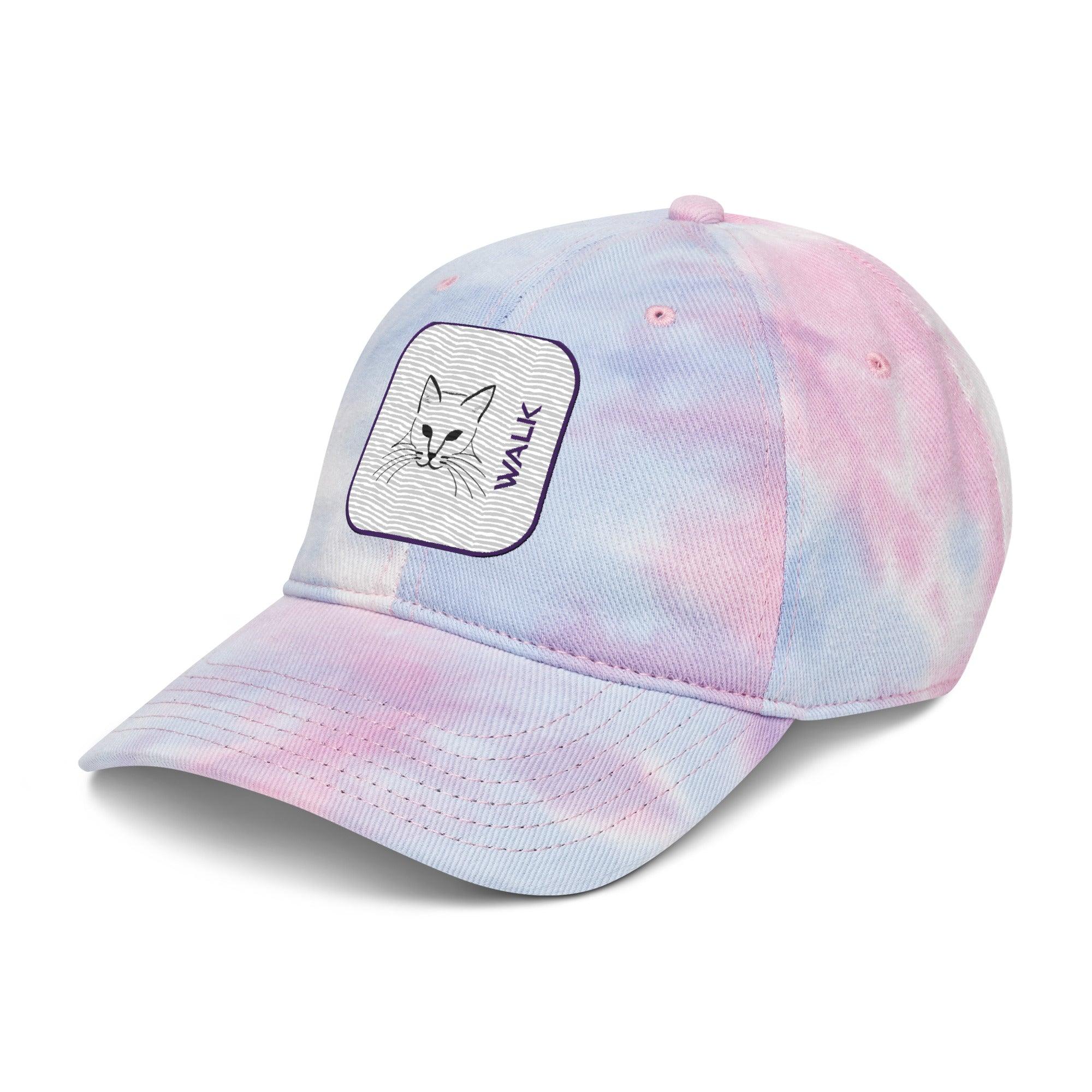 'Cat Walk' Tie dye hat - POMA Graphics