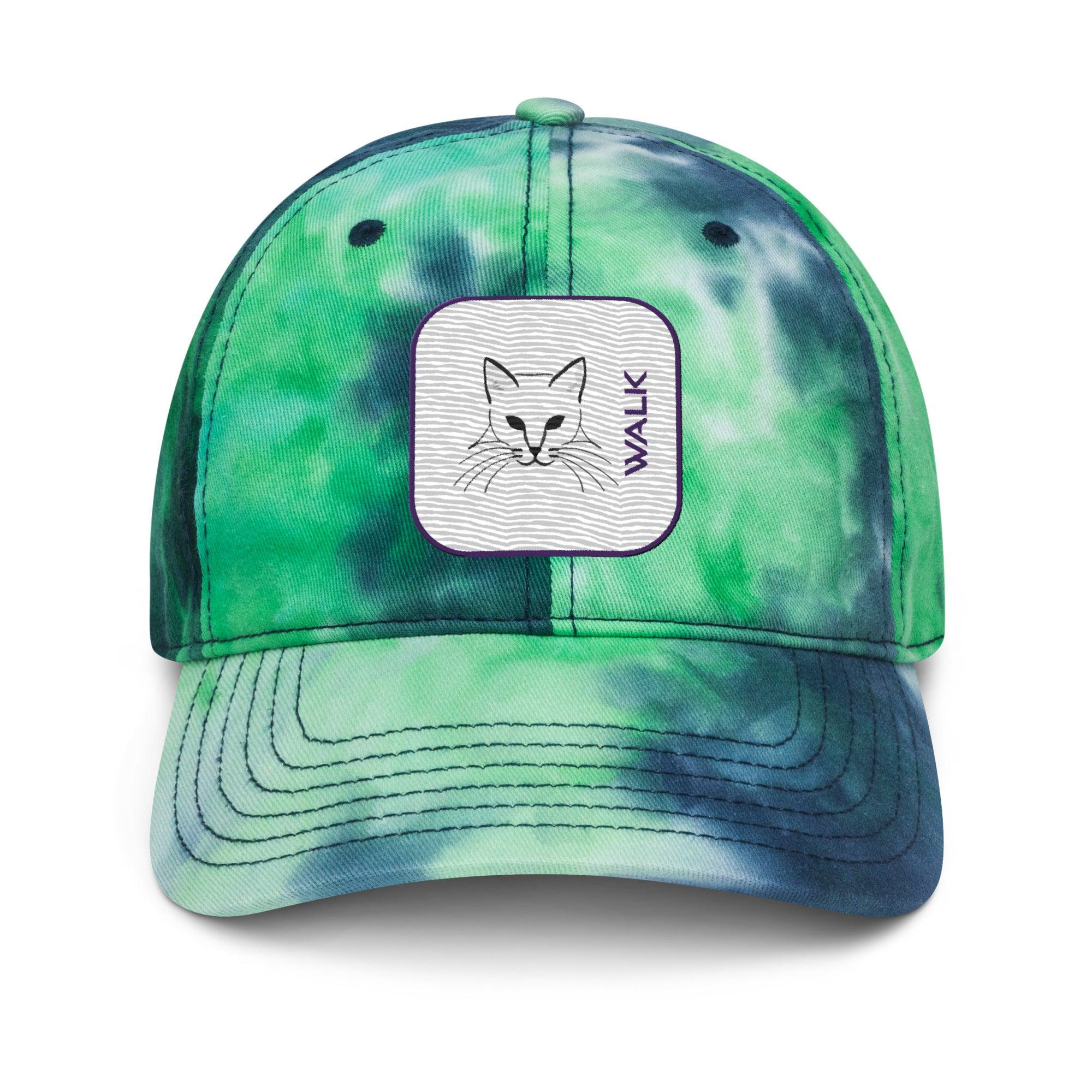 'Cat Walk' Tie dye hat - POMA Graphics