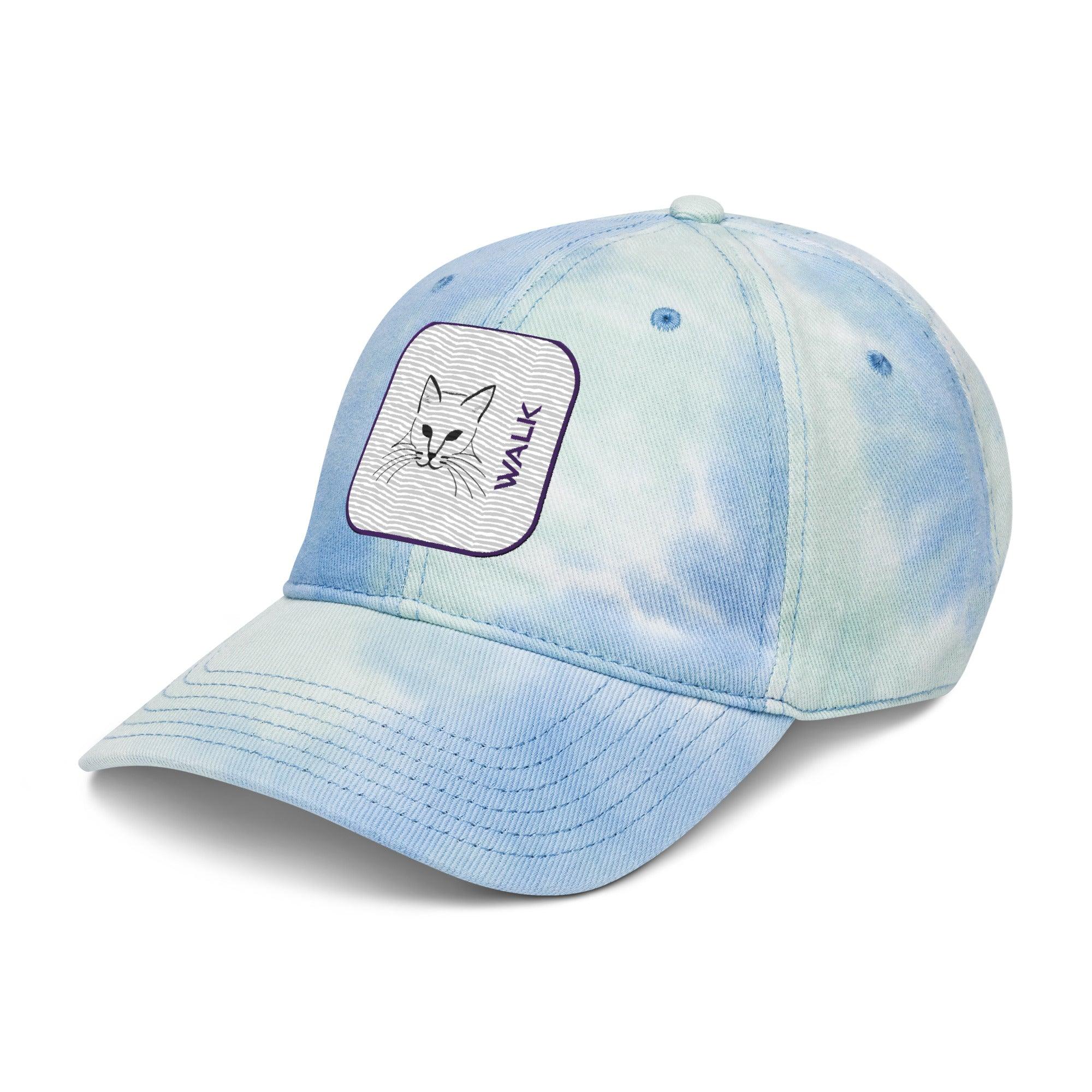 'Cat Walk' Tie dye hat - POMA Graphics