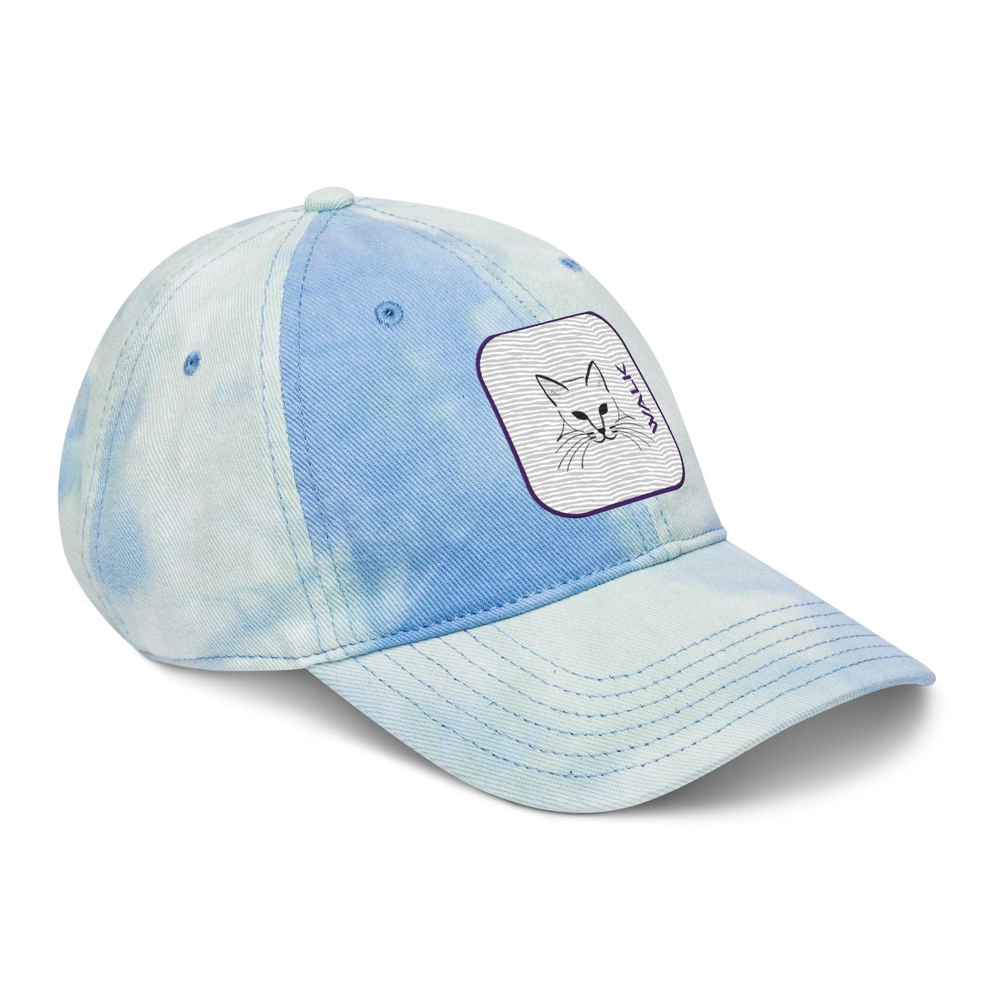 'Cat Walk' Tie dye hat - POMA Graphics