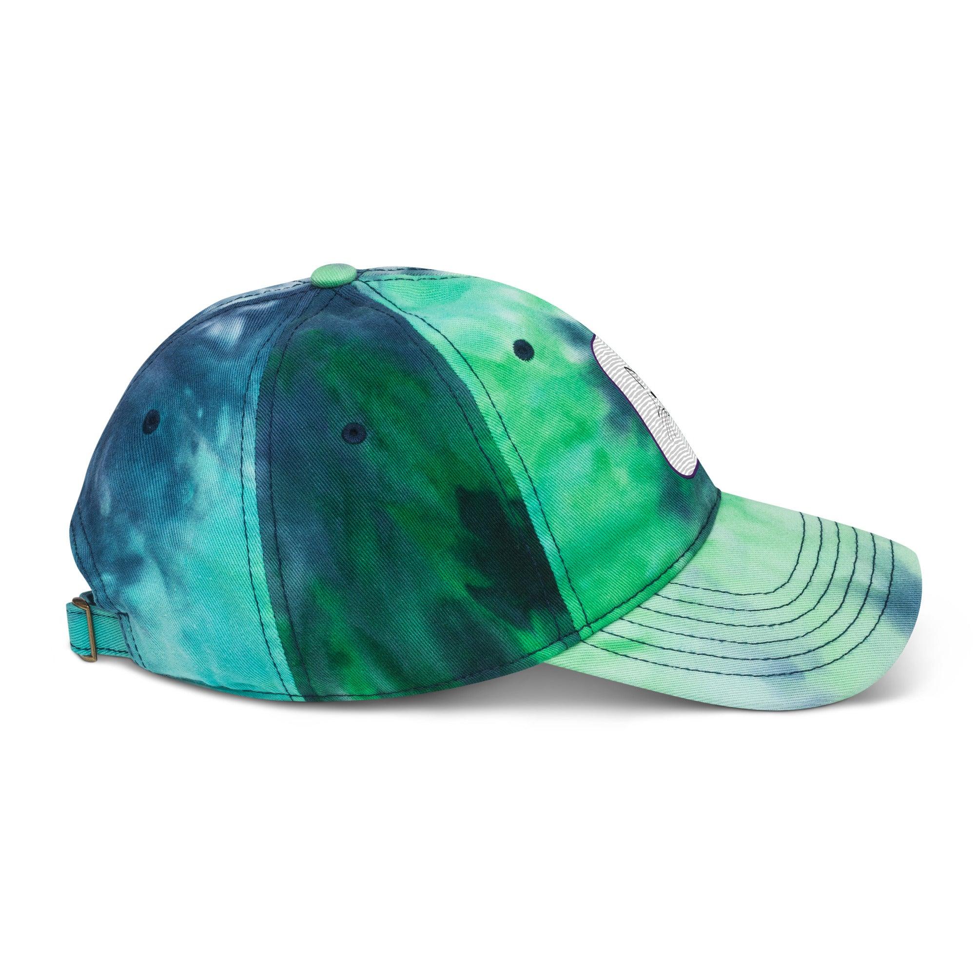 'Cat Walk' Tie dye hat - POMA Graphics