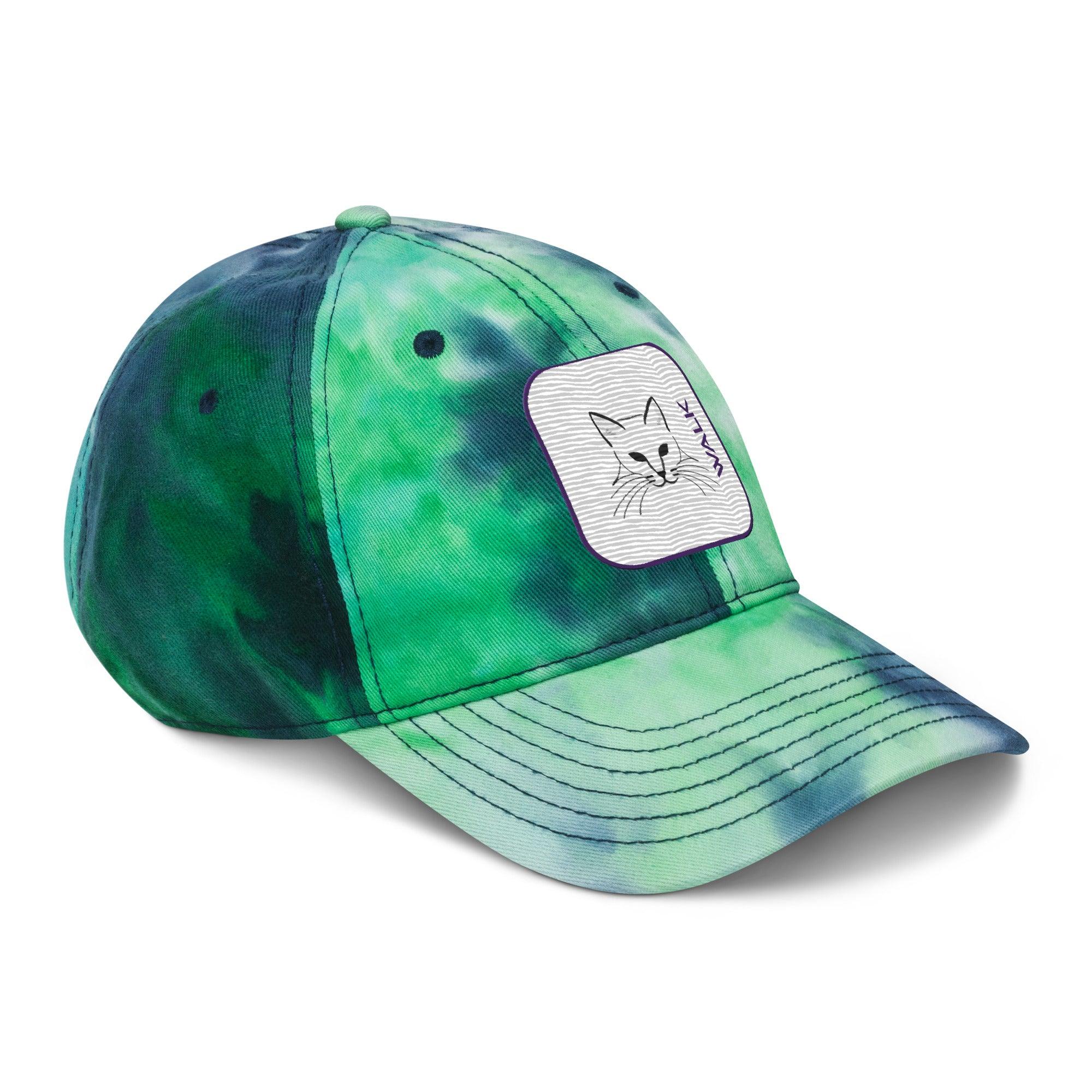 'Cat Walk' Tie dye hat - POMA Graphics