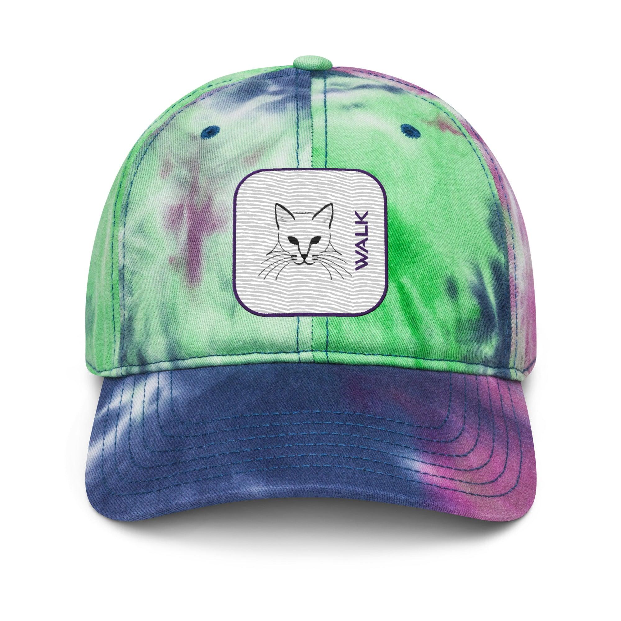 'Cat Walk' Tie dye hat - POMA Graphics