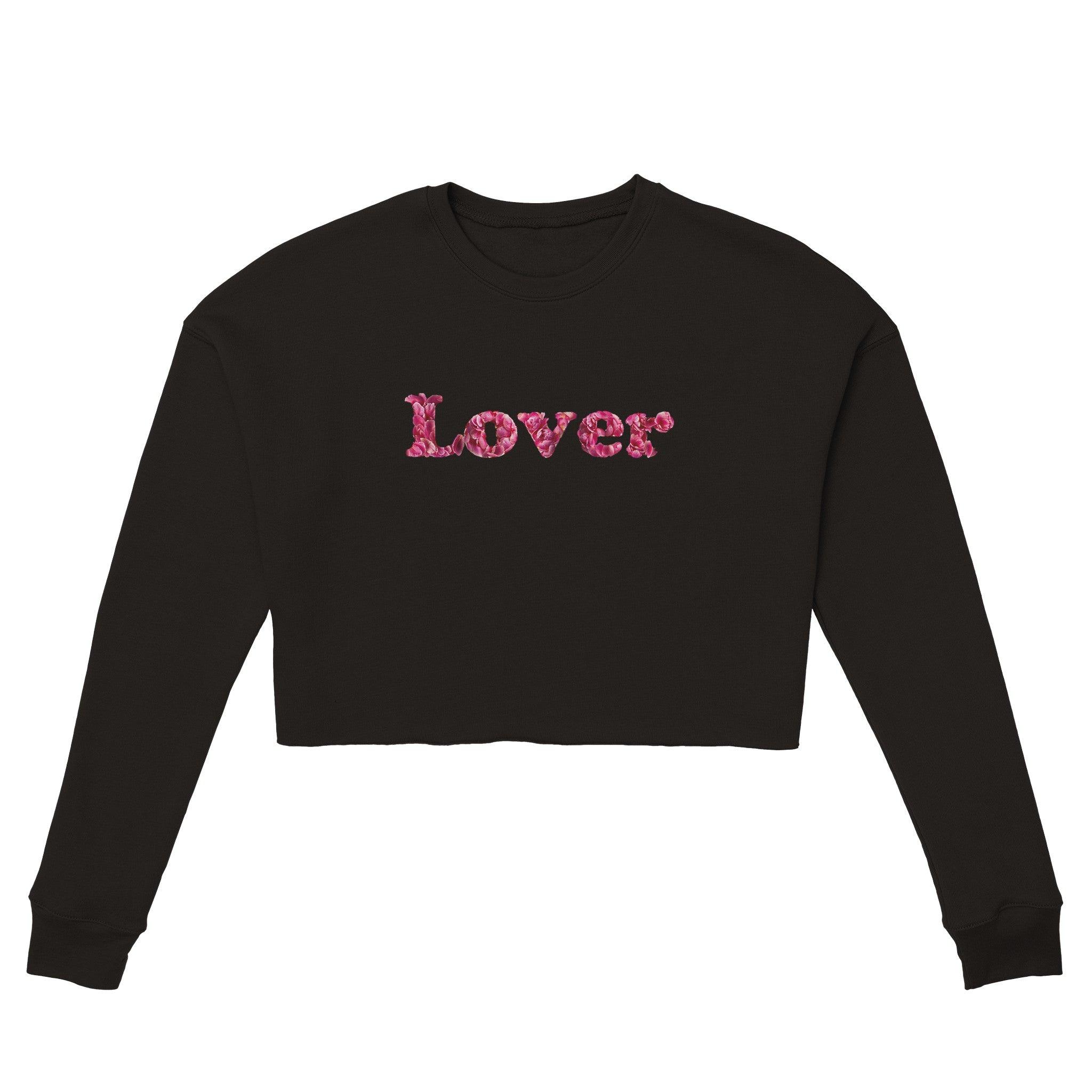 'Lover' Cropped Sweatshirt - POMA