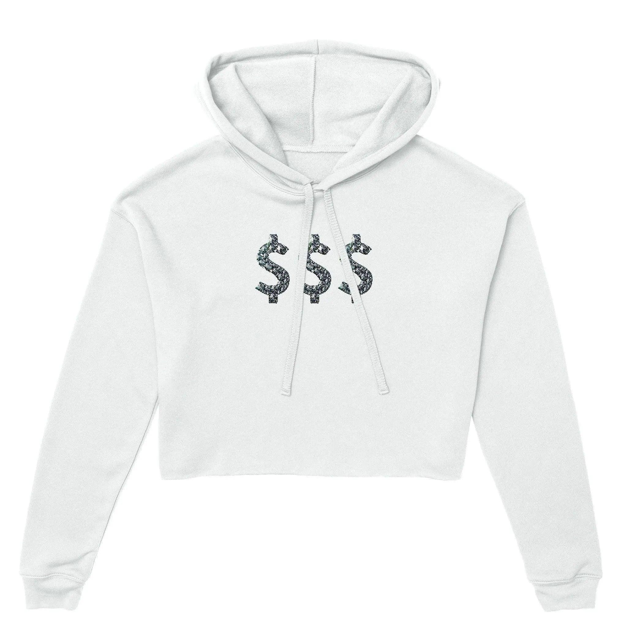 '$$$' Cropped Hoodie - POMA