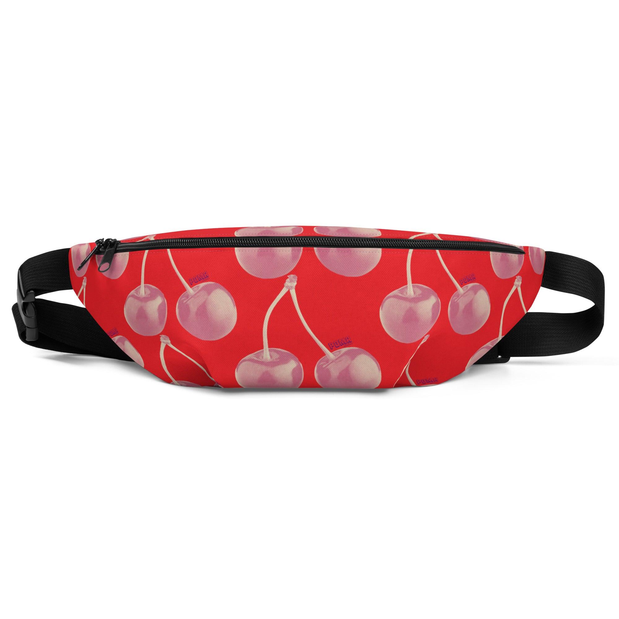 'Cherry POMA' Red Bum Bag - POMA Graphics