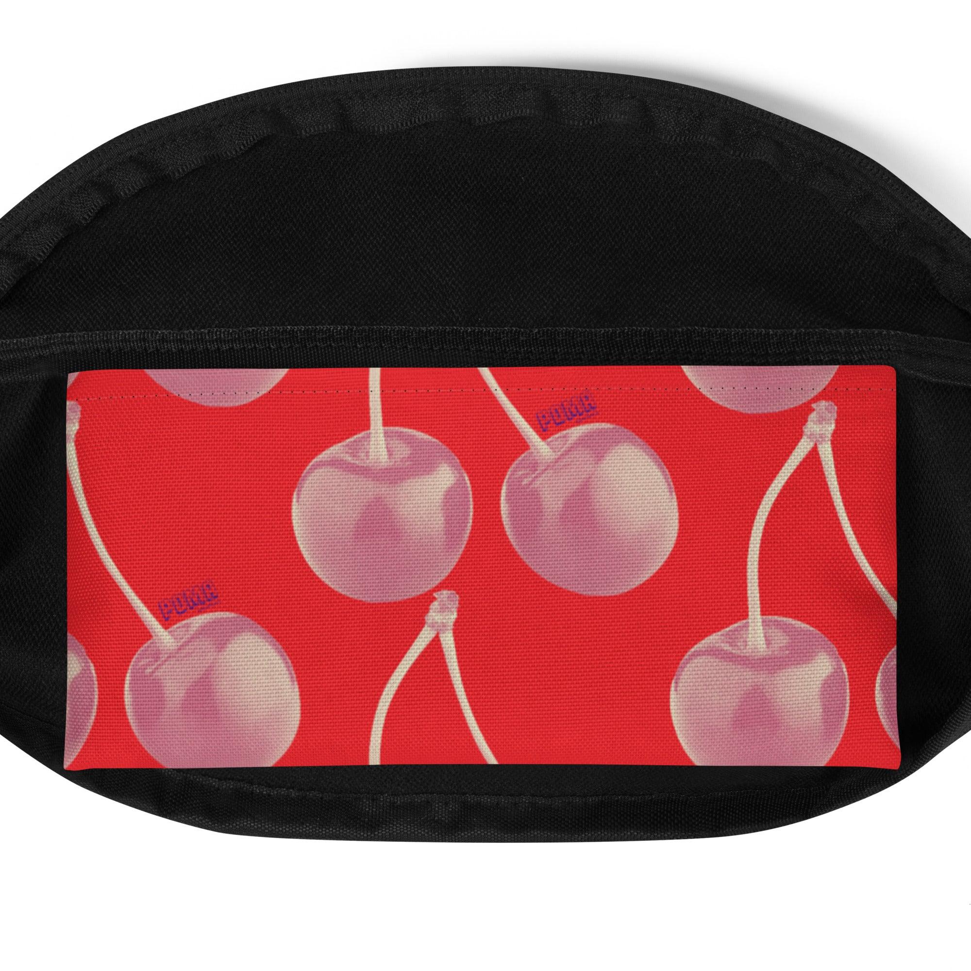 'Cherry POMA' Red Bum Bag - POMA Graphics