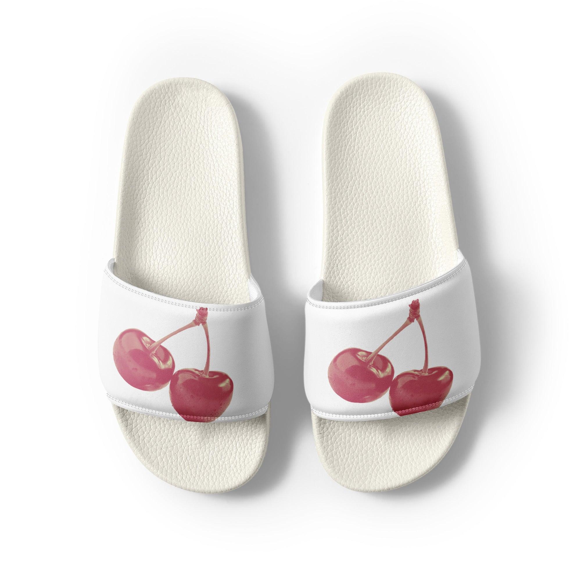 'Cherry Red' Women's slides - POMA Graphics