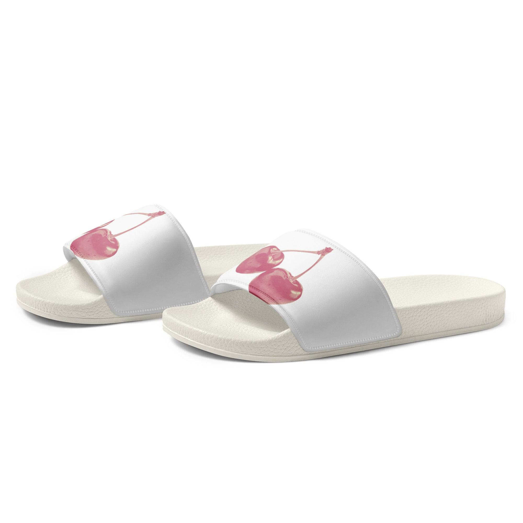 'Cherry Red' Women's slides - POMA Graphics