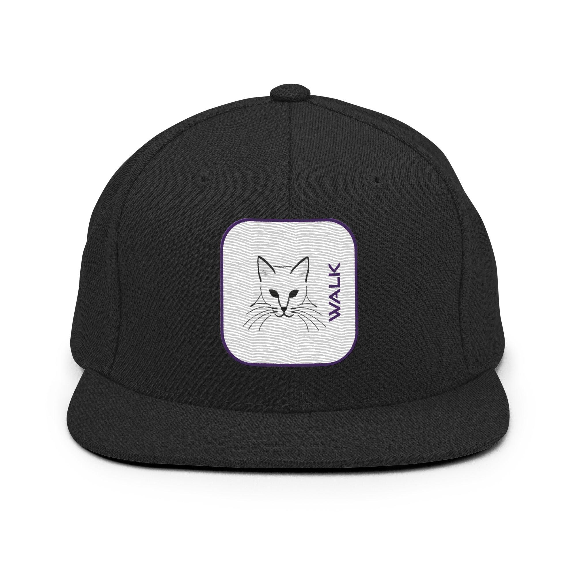 'Cat Walk' Snapback Hat - POMA Graphics